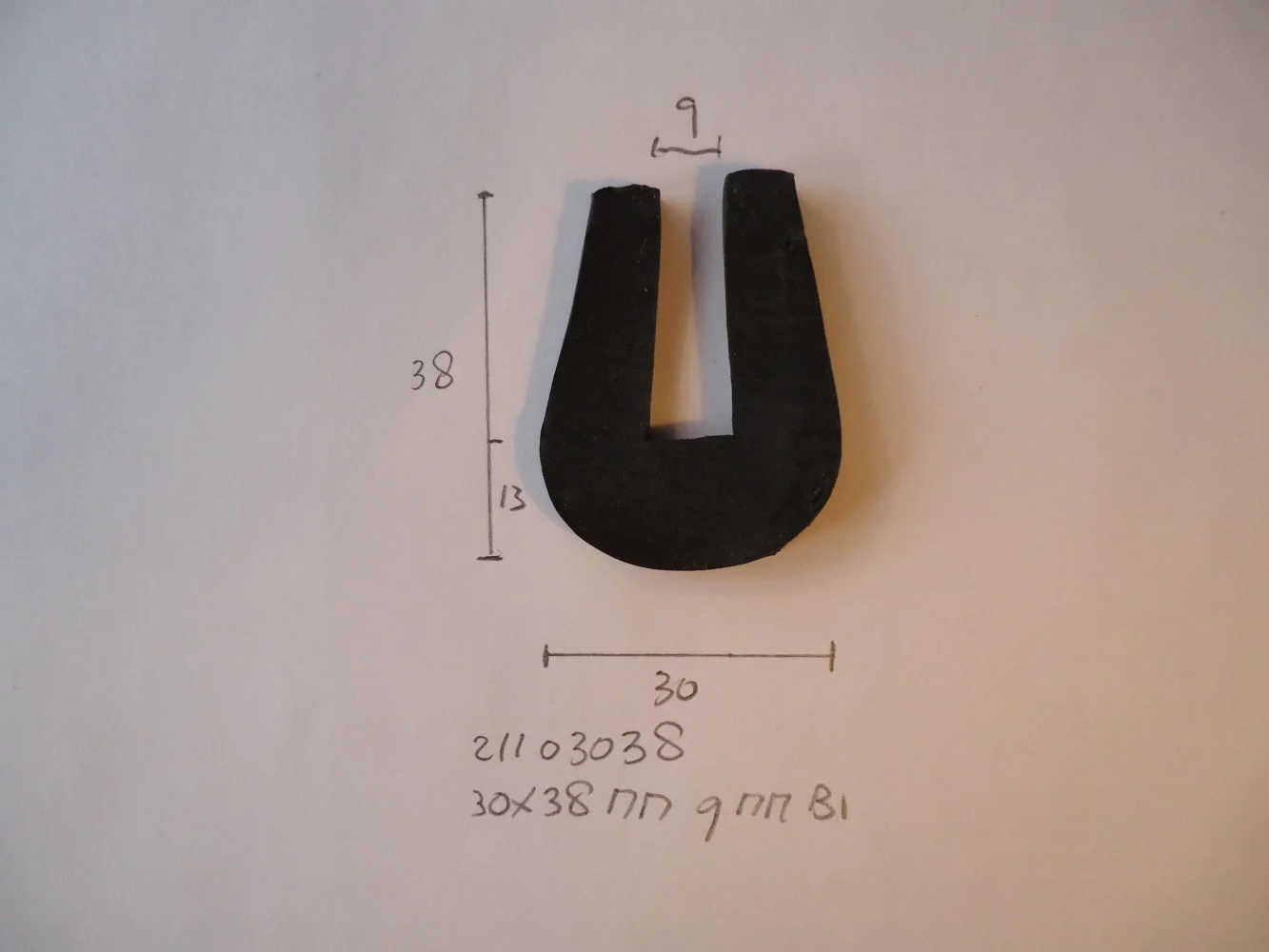 U-profiel 30x38mm 9mm binnen - Dsc03309 - 21103038