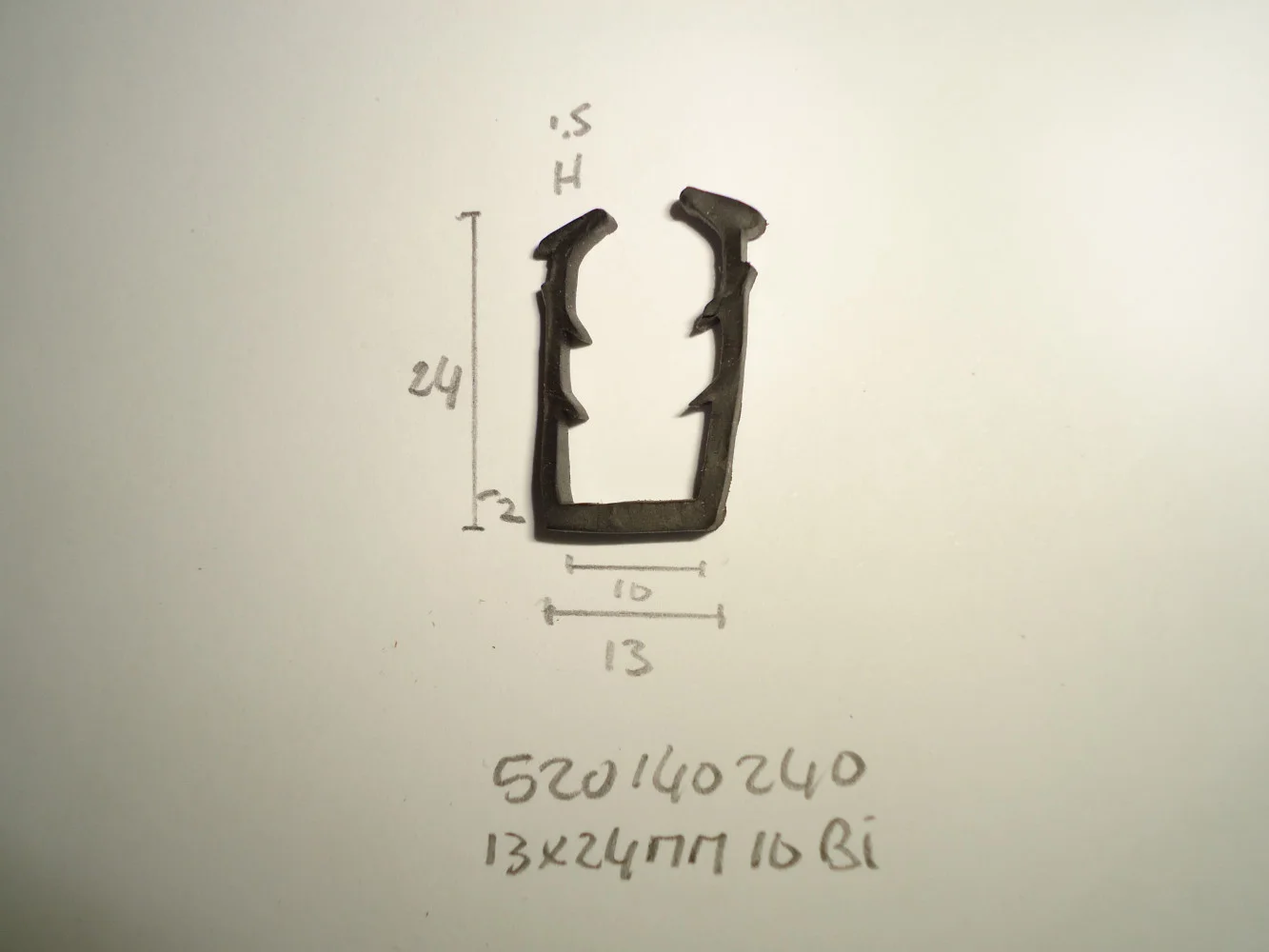 Dubbelglas profiel 13x24mm 10mm bi - Dsc03354 - 520140240