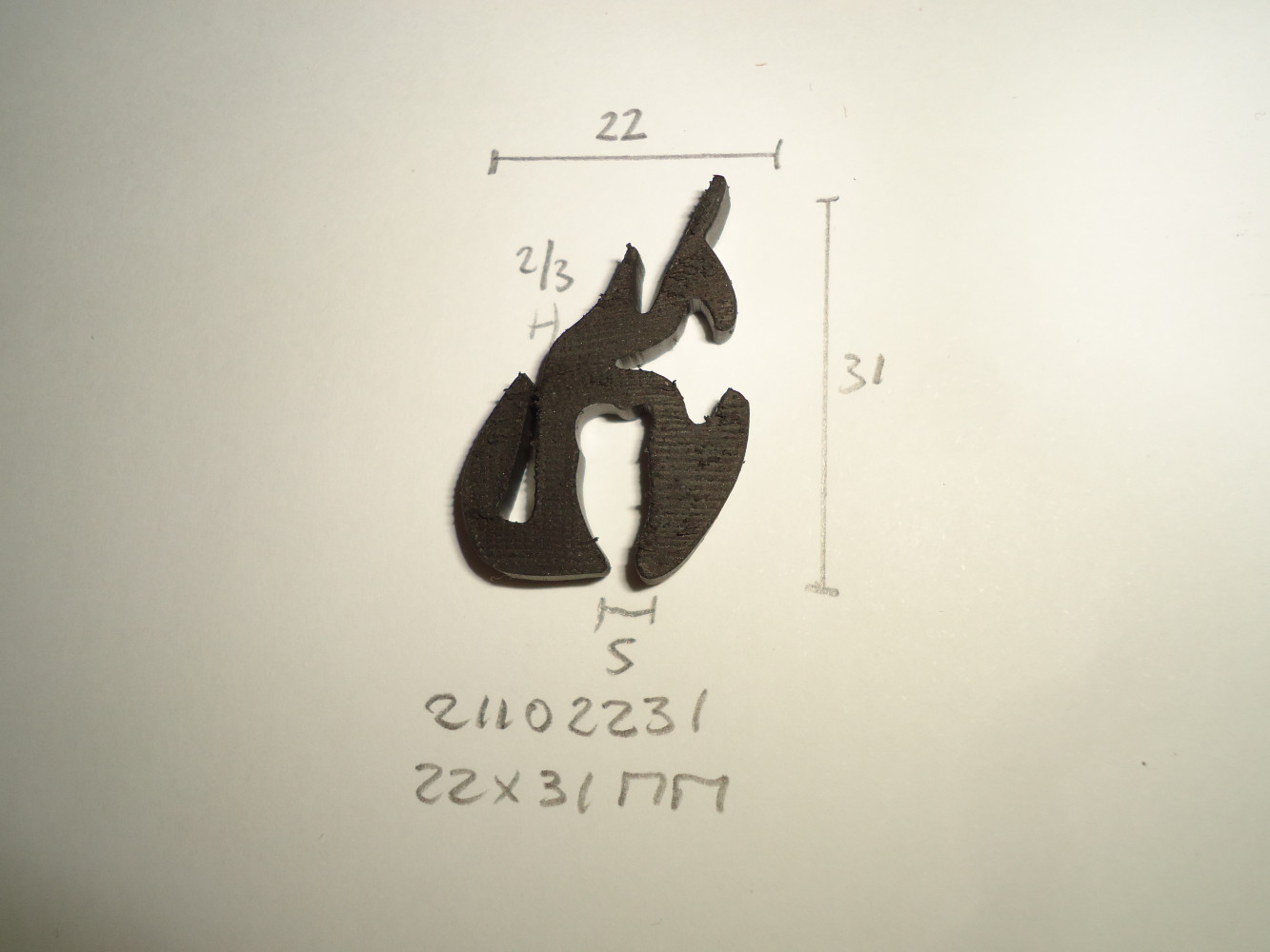 S-profiel 22x31mm 2/3- 5mm - Dsc03501 - 21102231