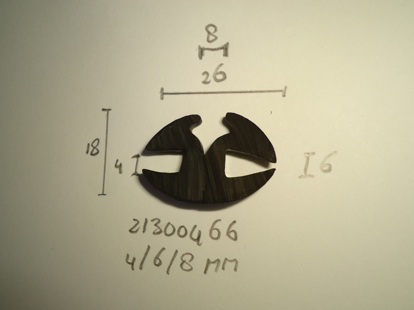 H-profiel 26x18mm 4/6/8mm - Dsc03530 - 21300466