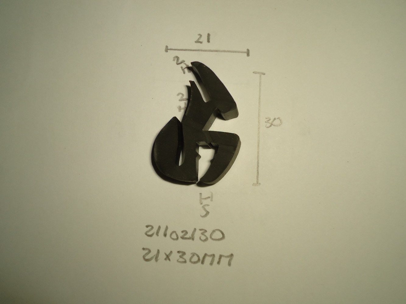 S-profiel 21x30mm 2- 5mm bi - Dsc03538 - 21102130