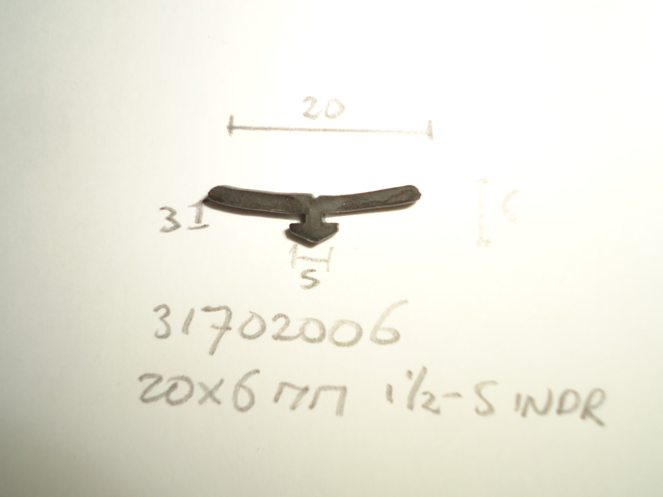 Kozijnprofiel 20x6mm voet 1,5-5mm - Dsc03579 - 31702006