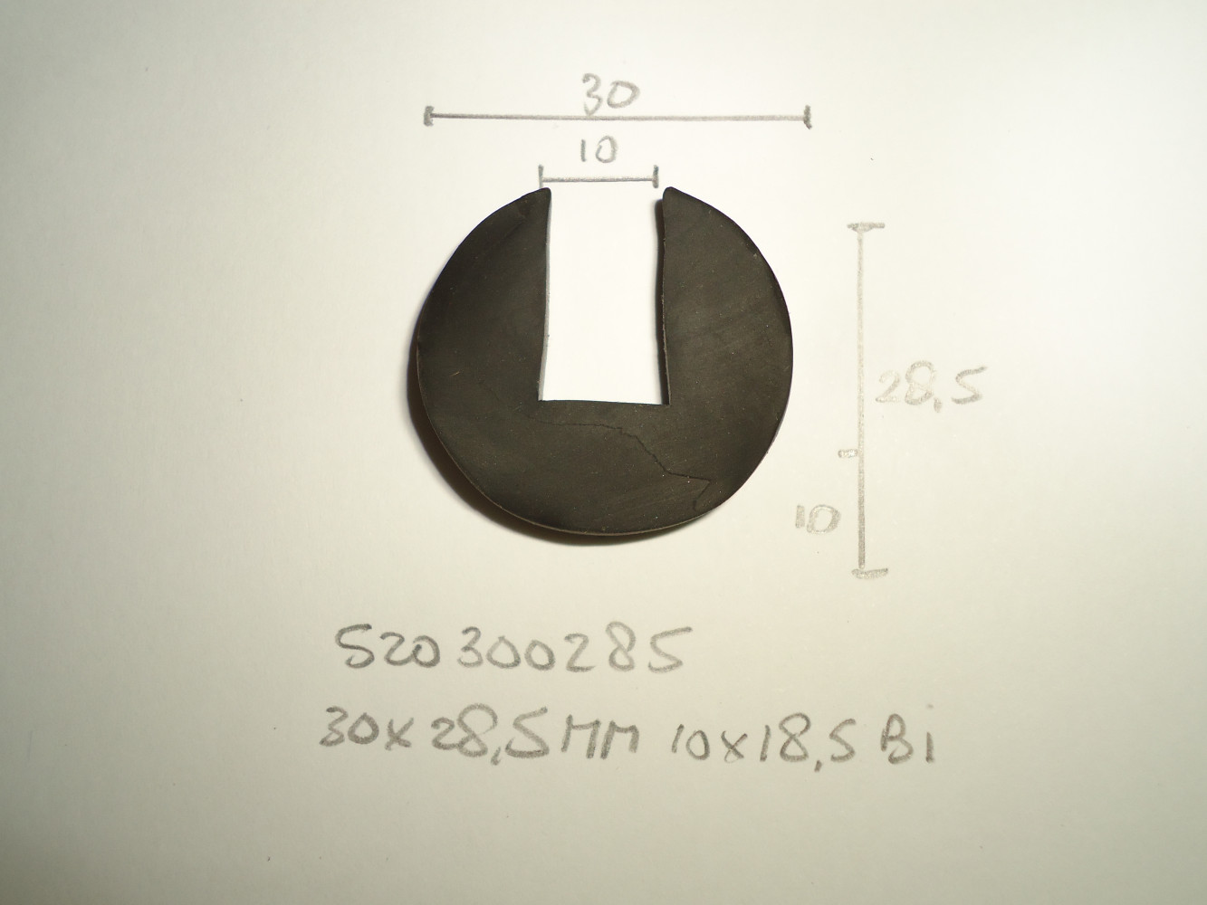 Bootrubber 30x28,5mm 10mm bi - Dsc03593 - 520300285