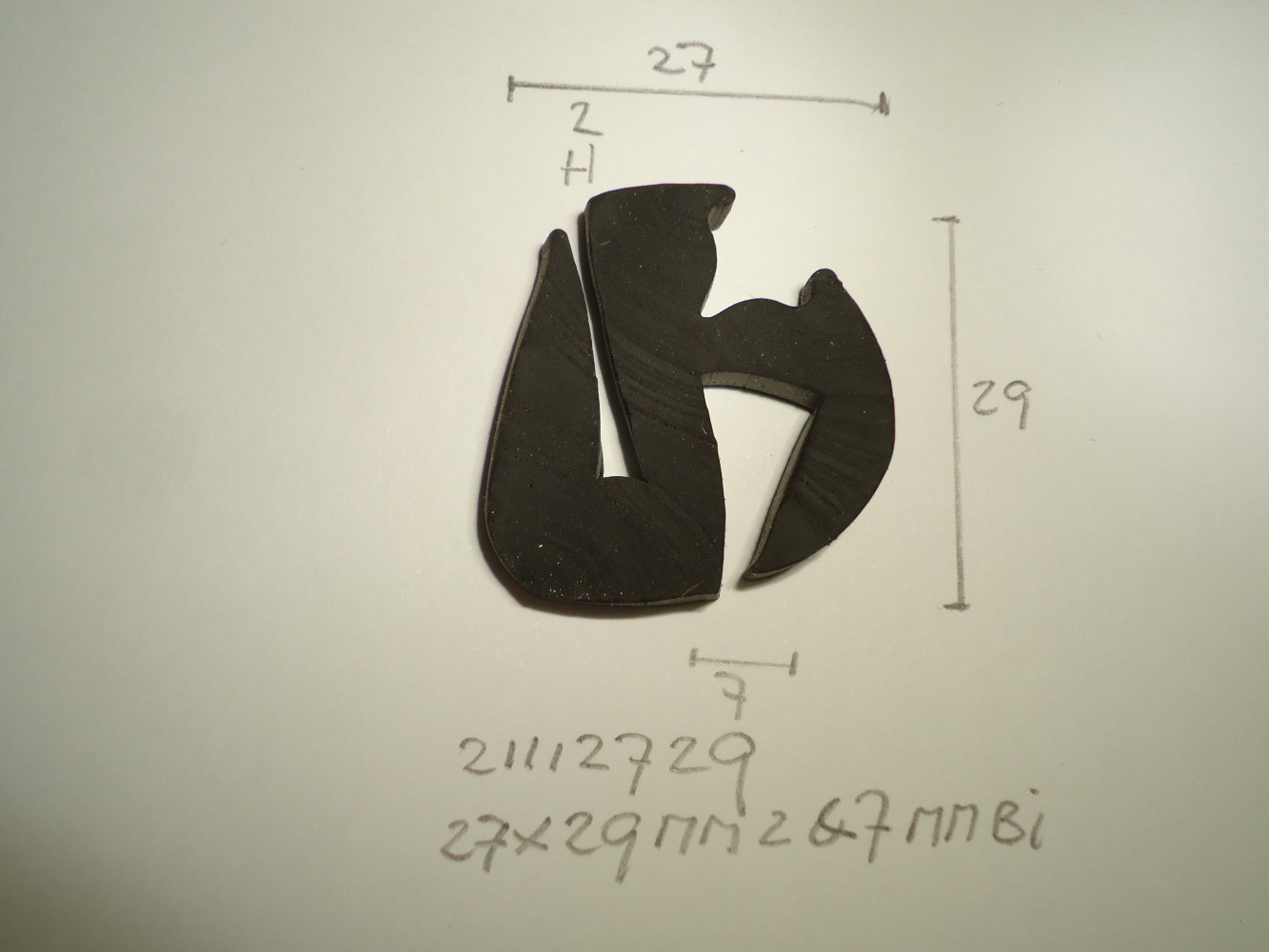 Raamrubber 27x29mm - Dsc03680 - 21112729
