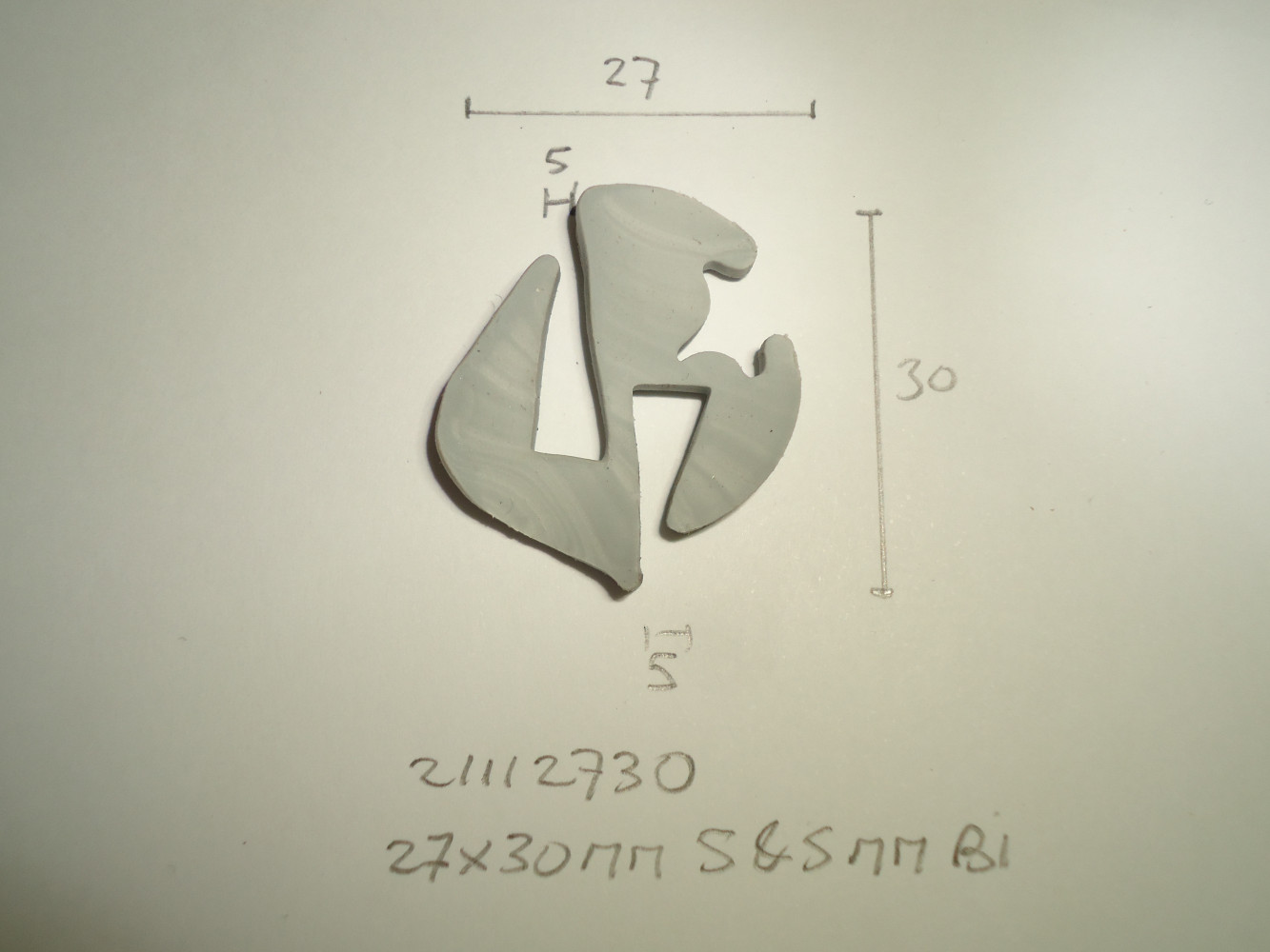Raamrubber 27x30mm - Dsc03683 - 21112730
