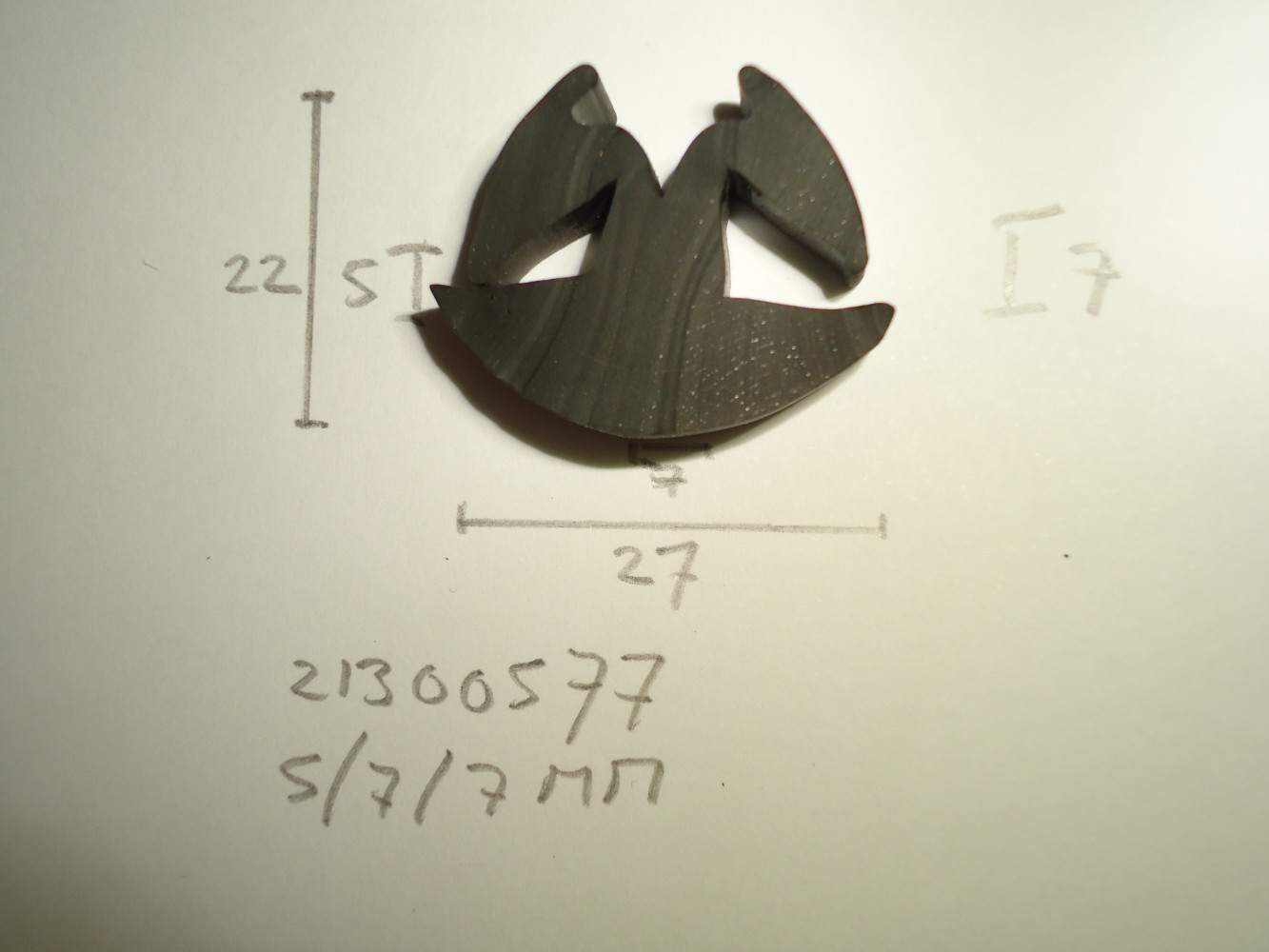 Raamrubber 27x22mm 5/7/7mm - Dsc03862 - 21300577