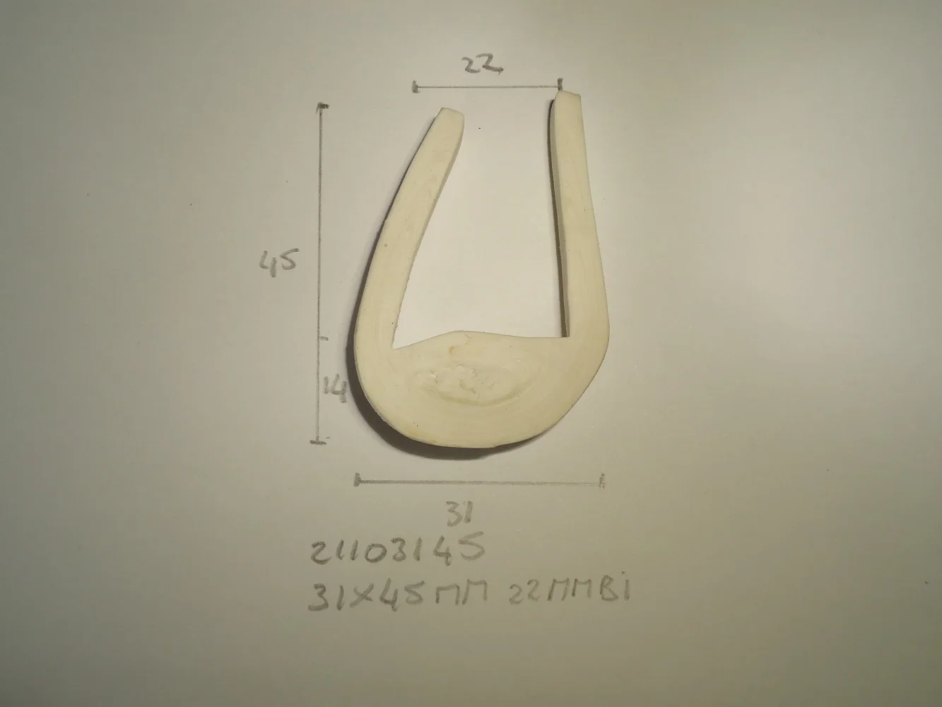 U-profiel 31x45mm 22mm binnen - Dsc03885 - 21103145