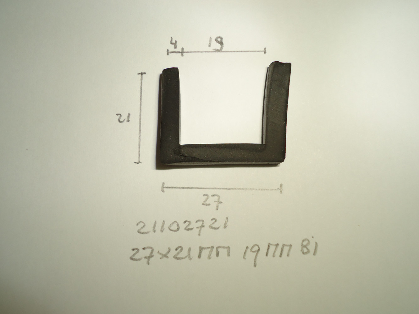 U-profiel 27x21mm 19mm binnen - Dsc04280 - 21102721