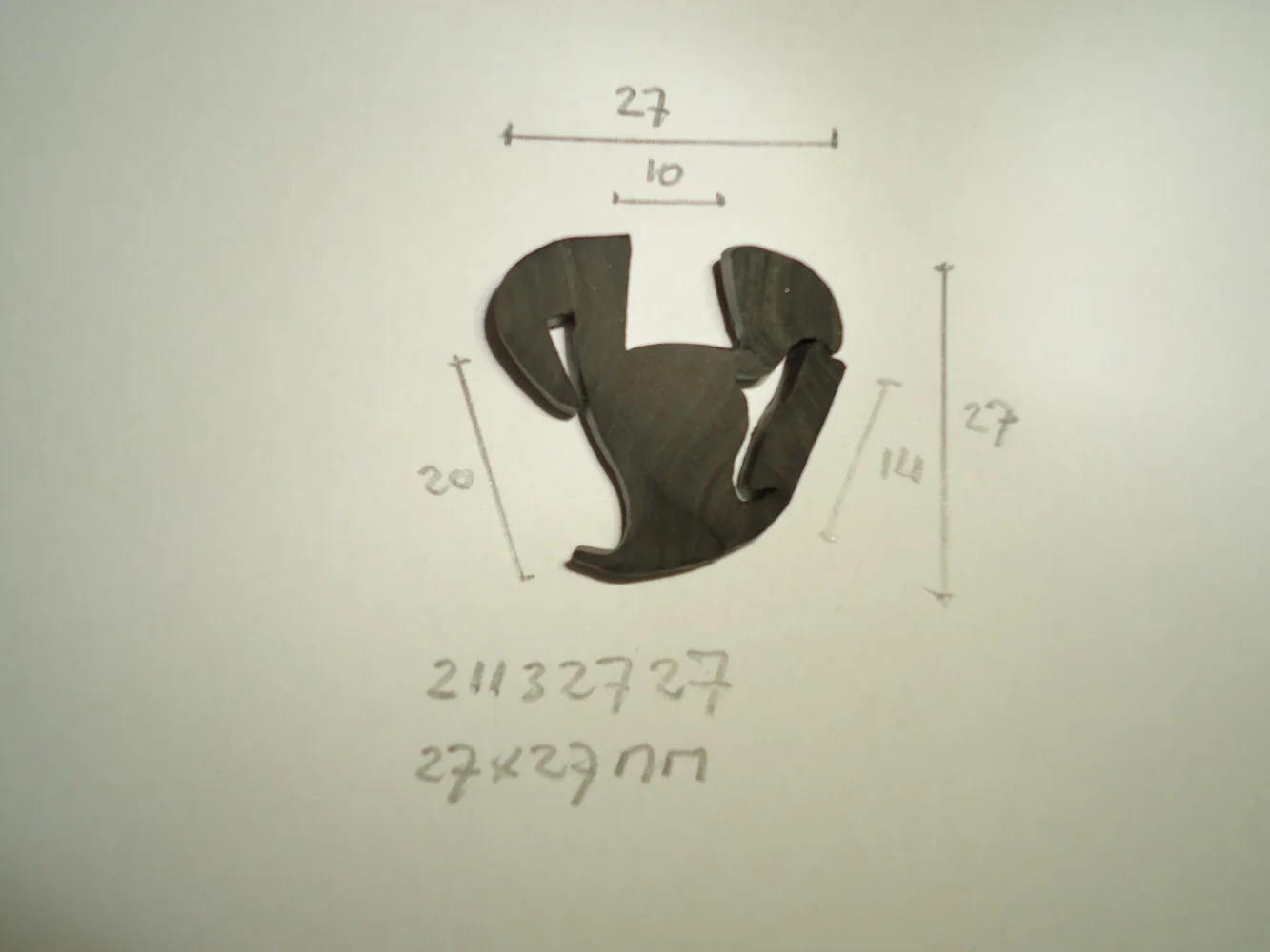Raamrubber 27x27mm - Dsc04378 - 21132727