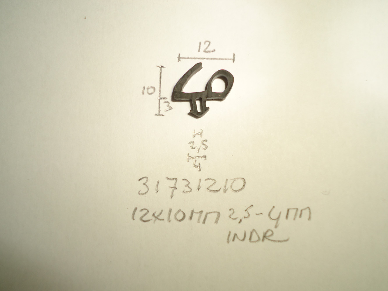 Kozijnprofiel 12x10mm 2,5- 4mm indruk - Dsc04435 - 31731210
