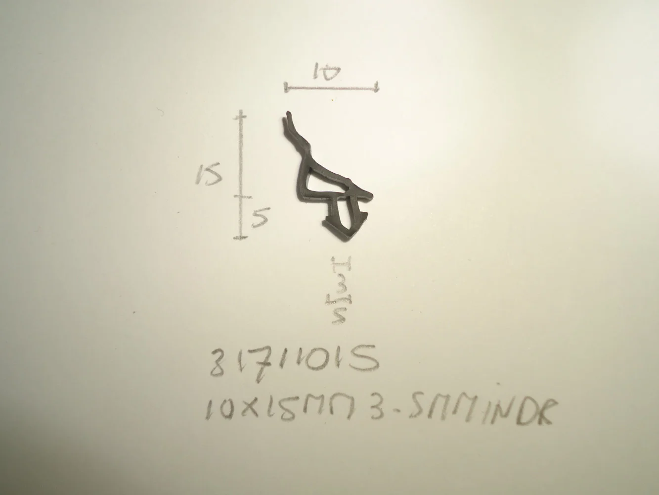 Kozijnprofiel 10x15mm 3- 5mm indr - Dsc04712 - 31711015