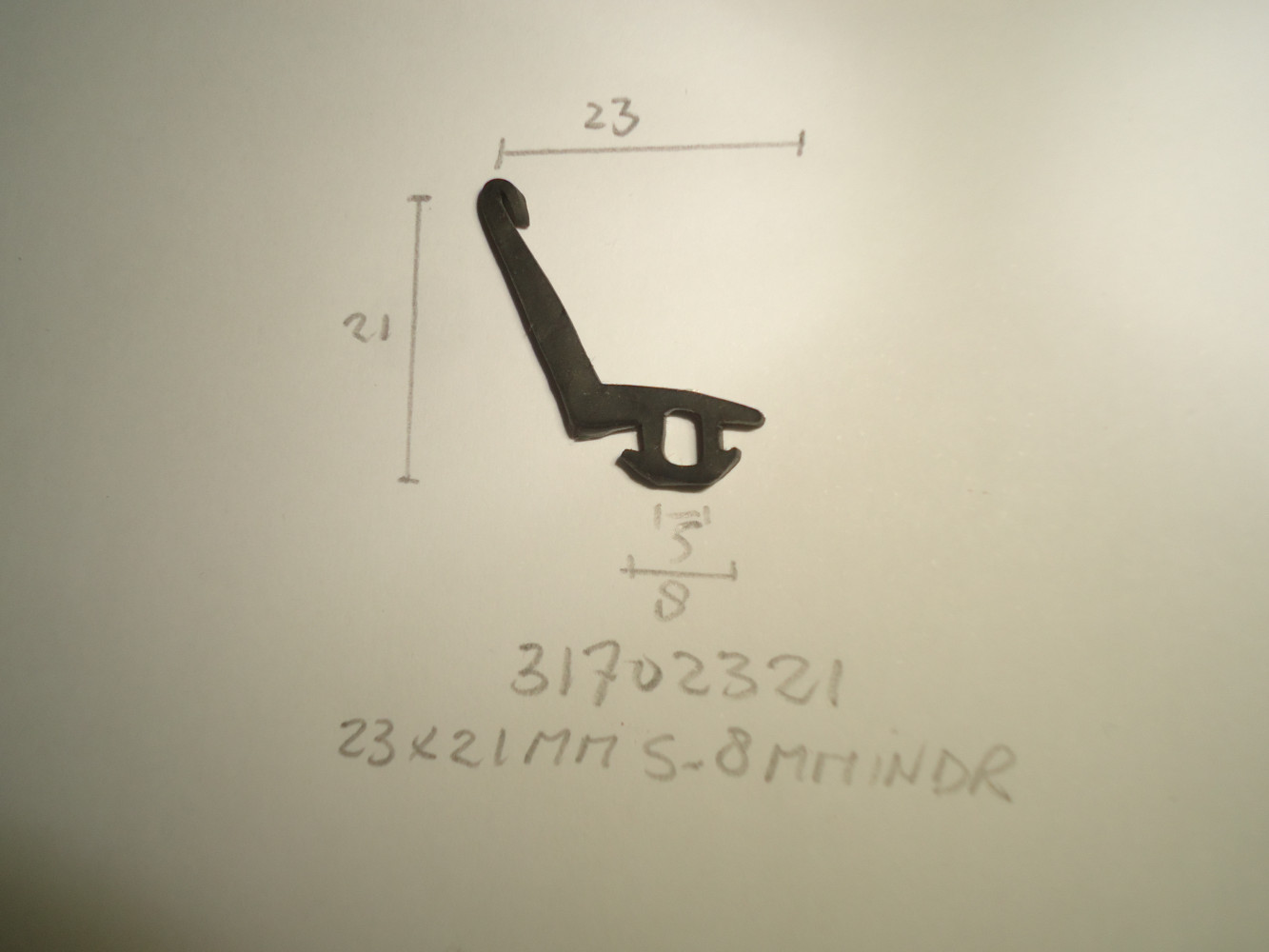 kozijnprofiel 23x21mm 5- 8mm indr - Dsc04801 - 31702321