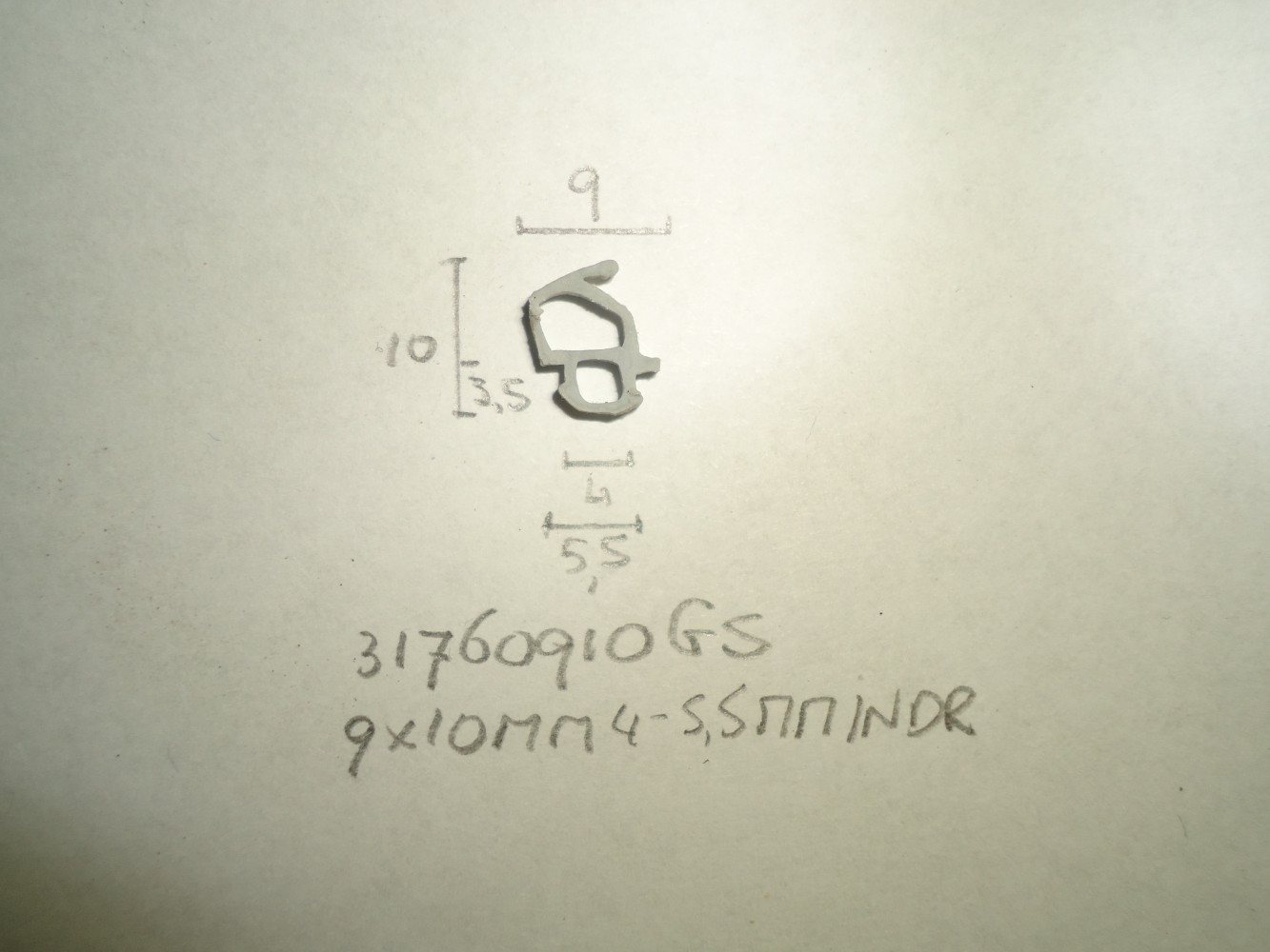 Kozijnprofiel 9x10mm 4- 5,5mm indr - Dsc04875 - 31760910GS