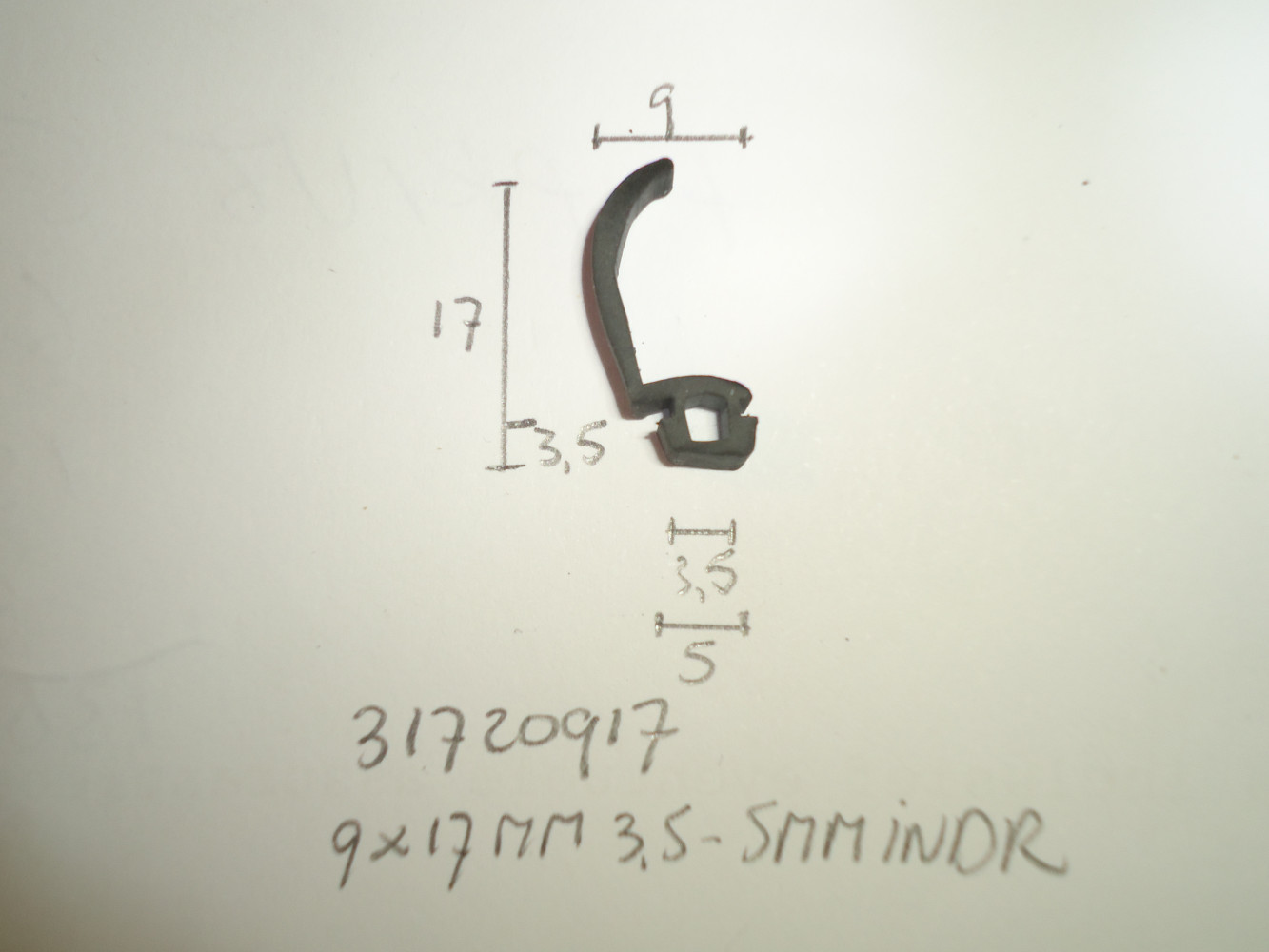 Kozijnprofiel 9x17mm 3.5- 5mm indr - Dsc05027 - 31720917
