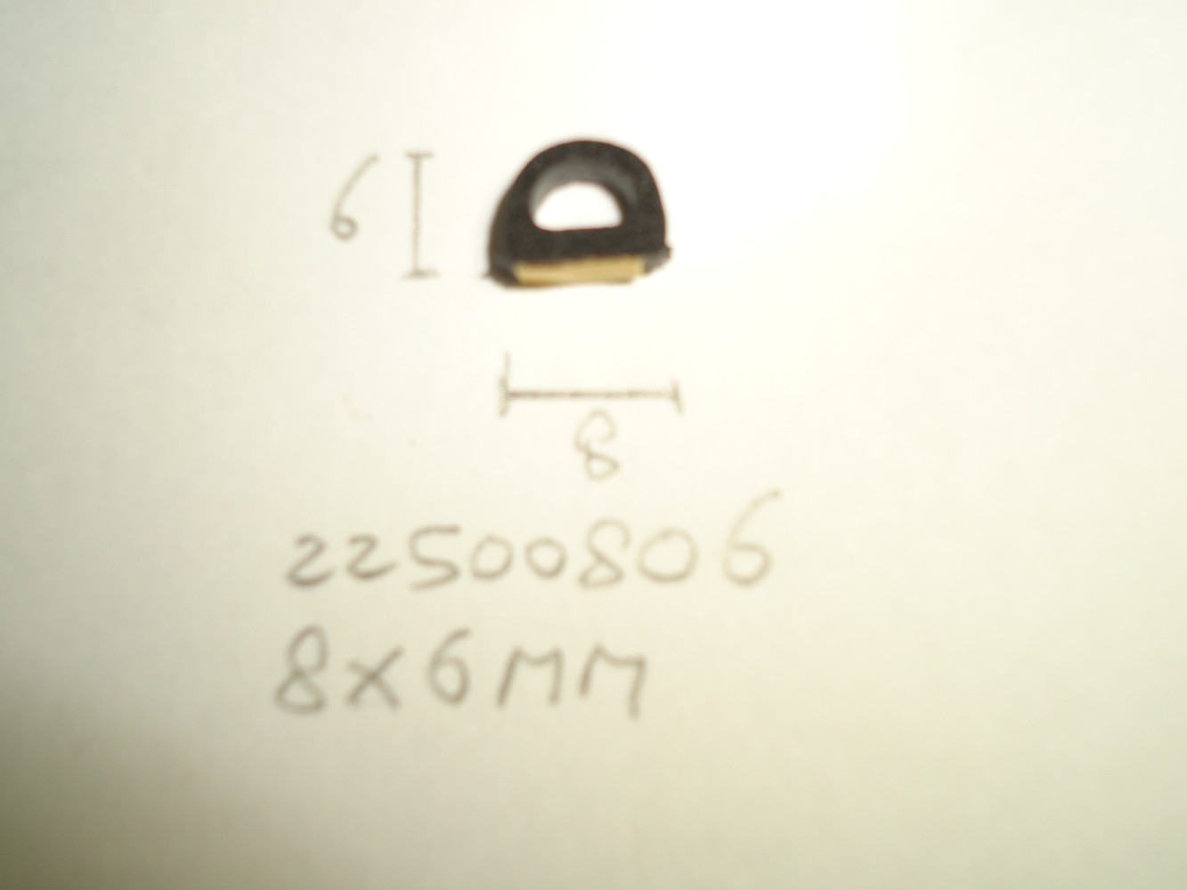 Mosrubber D- profiel 8x6mm ZKL - Dsc05080 - 22500806