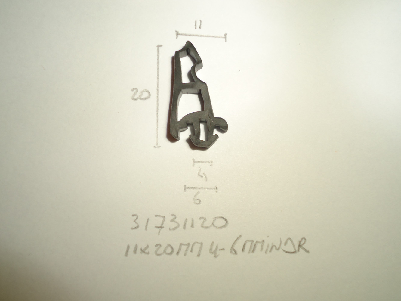 Kozijnprofiel 11x20mm 4- 6mm indr - Dsc05132 - 31731120