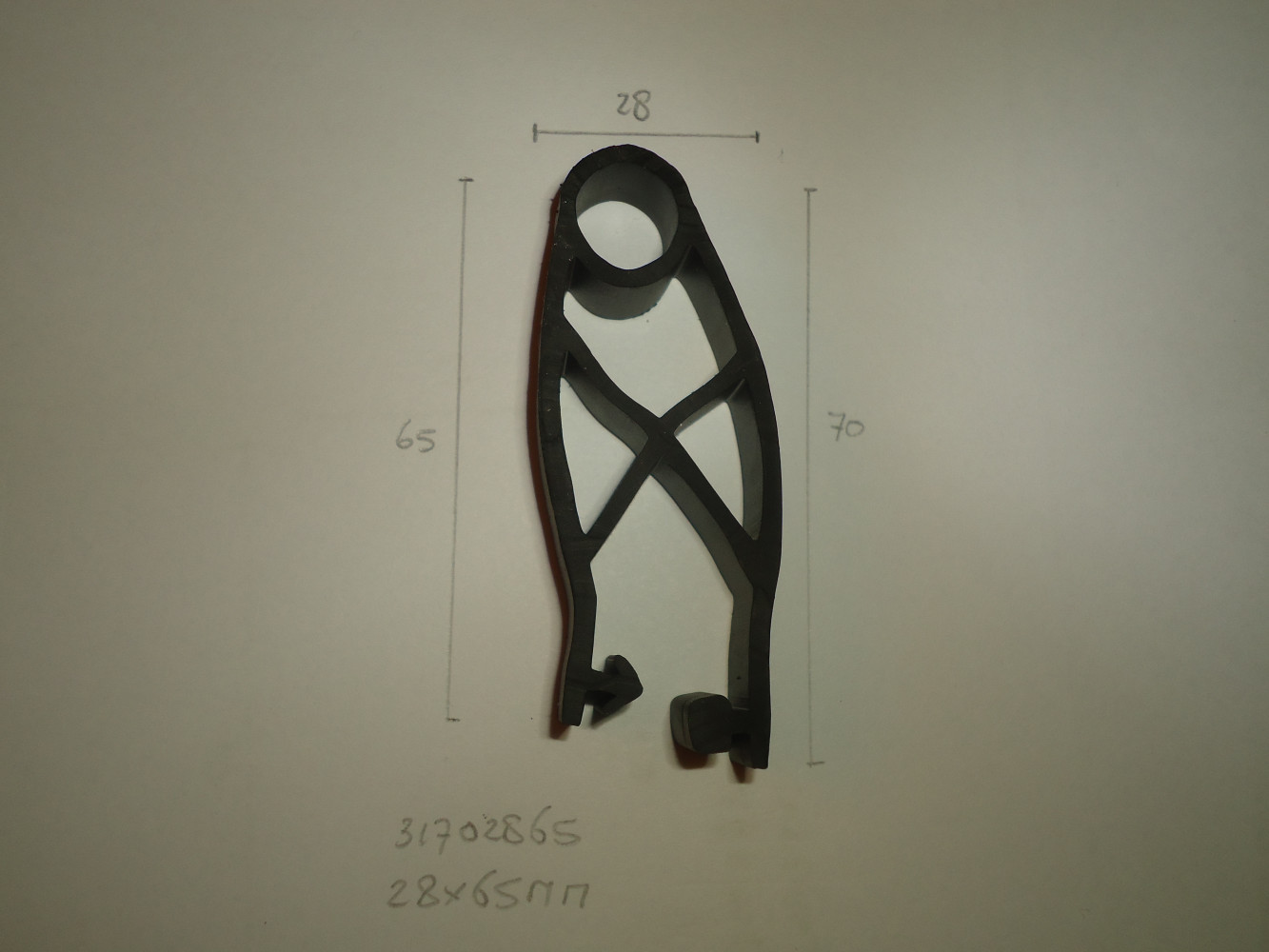Overhead deurrubber 28x65mm - Dsc05190 - 31702865
