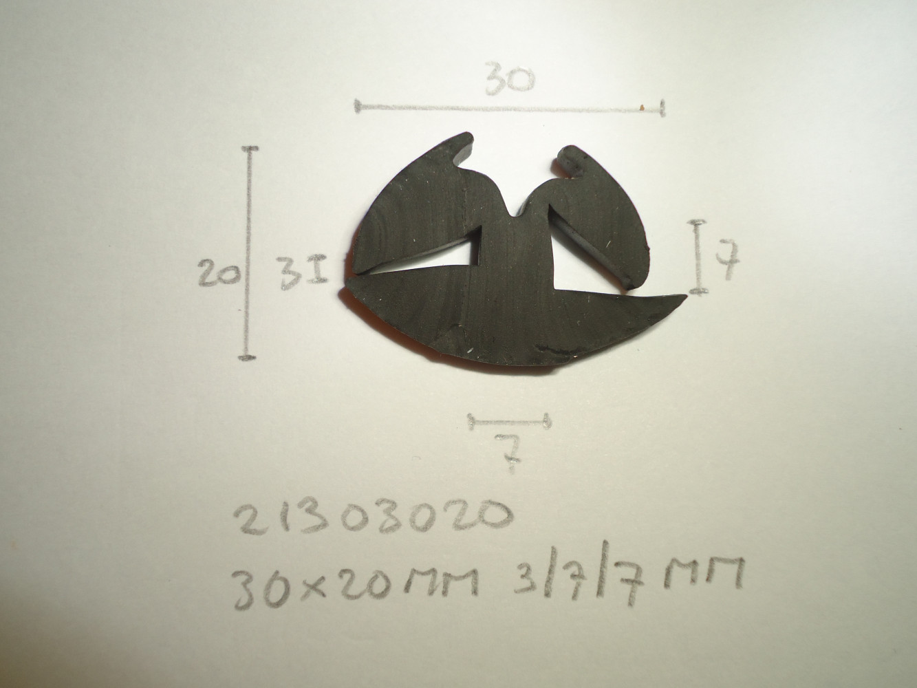 H- profiel 30x20mm 3/7/7mm - Dsc05269 - 21303020