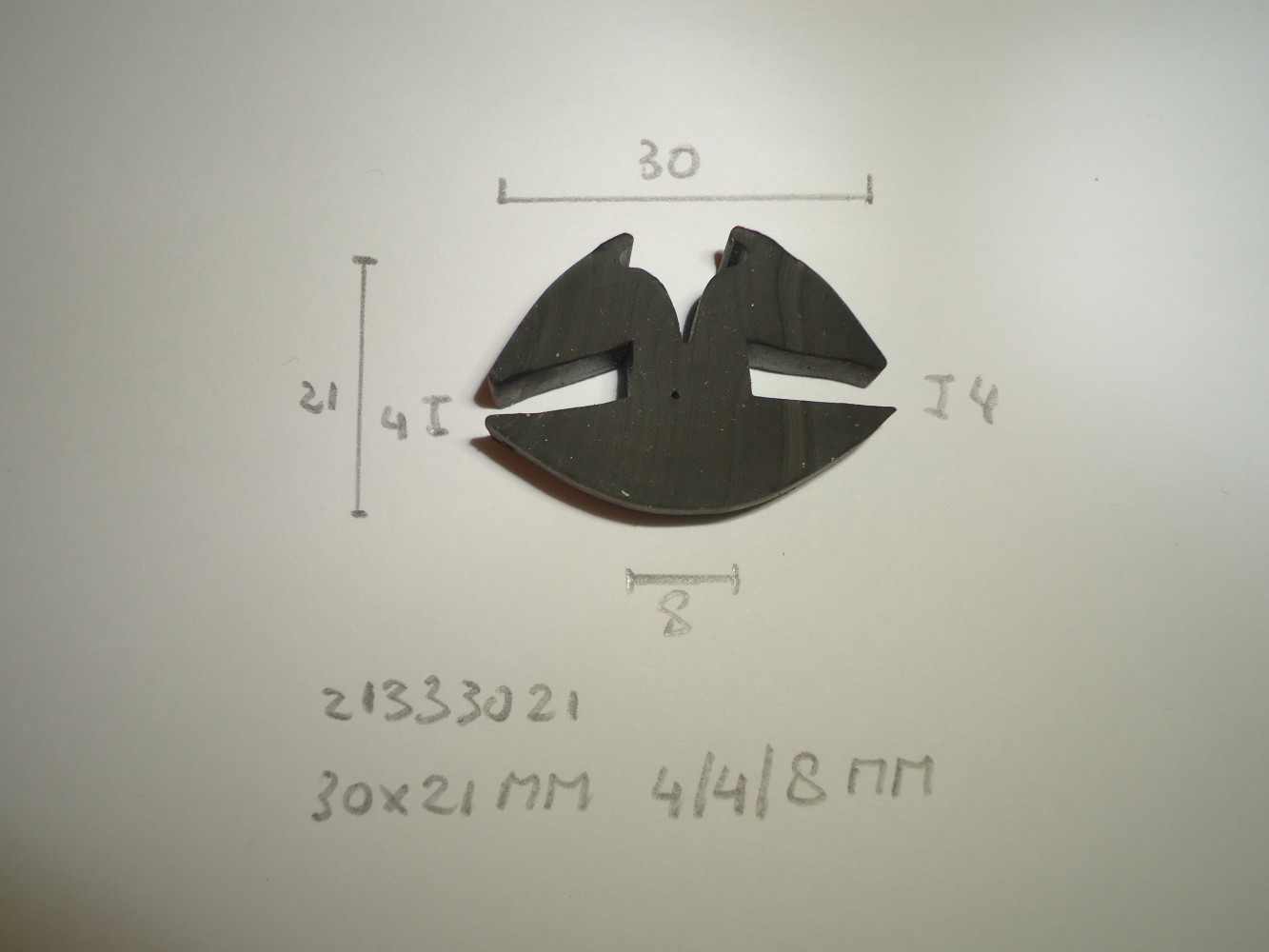 H- profiel 30x21mm 4/4/8mm - Dsc05310 - 21333021