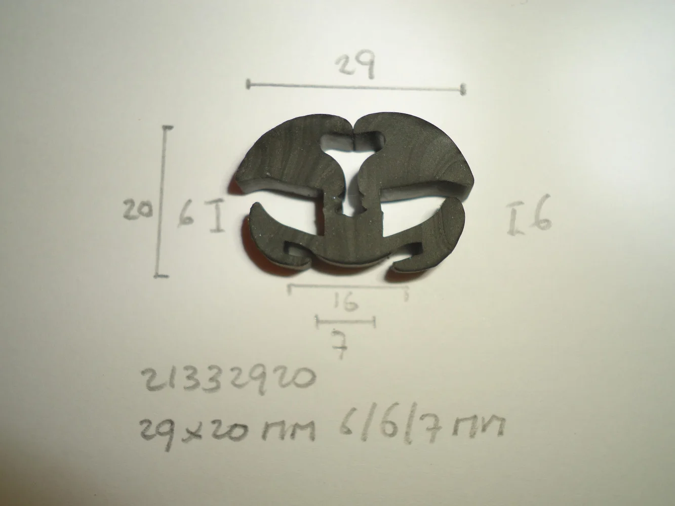 H- profiel 29x20mm 6/6/7mm - Dsc05319 - 21332920