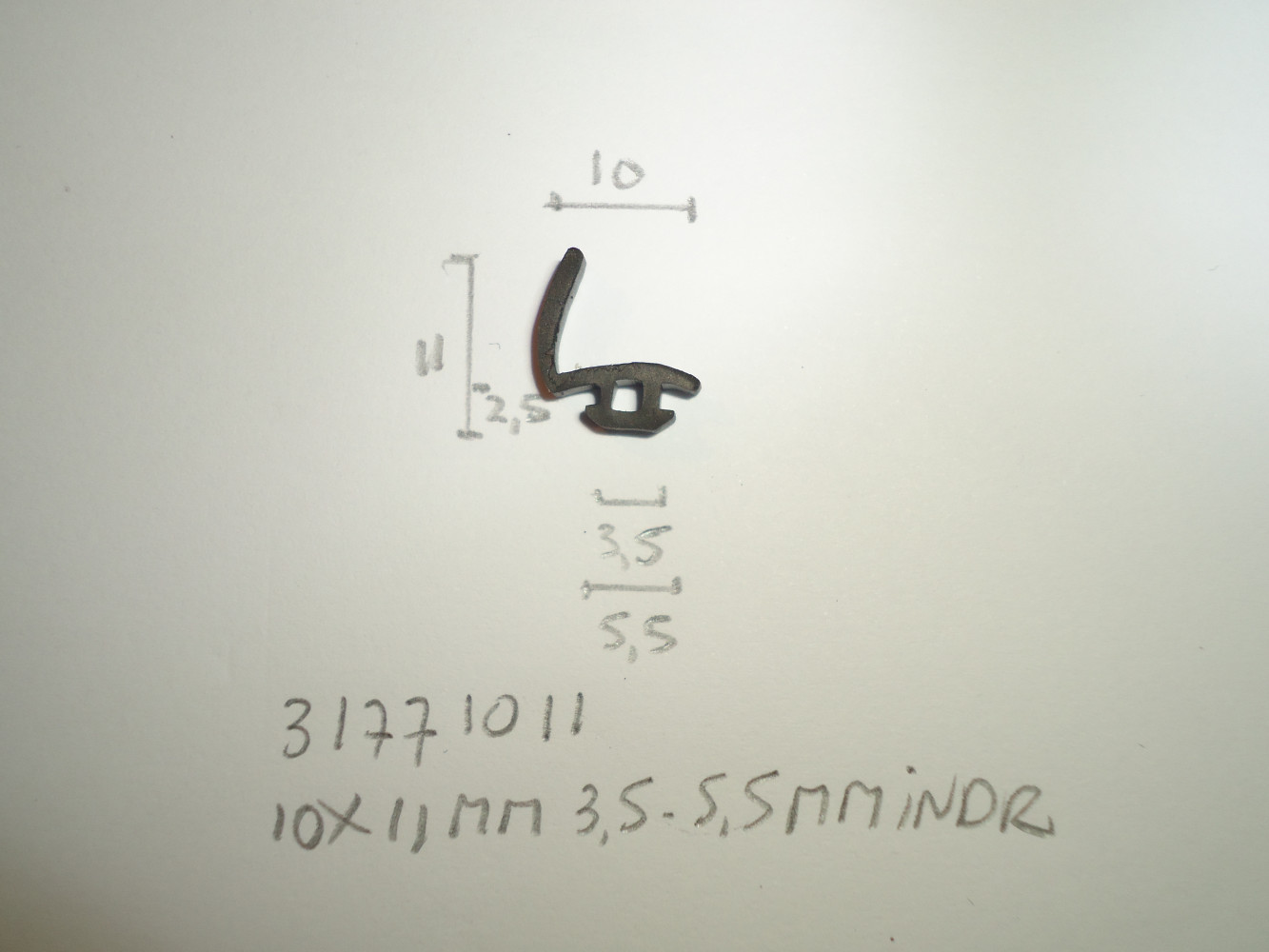 Kozijnprofiel 10x11mm 3.5- 5.5mm indr - Dsc05464 - 31771011