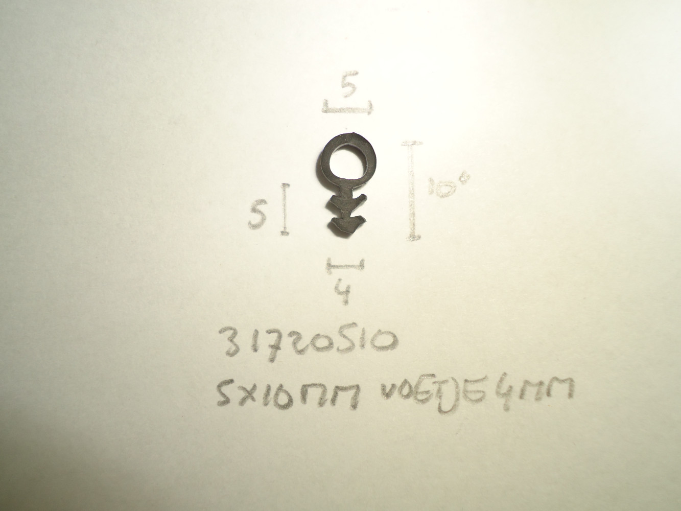 Kozijnprofiel 5x10mm voetje 4mm - Dsc05636 - 31720510