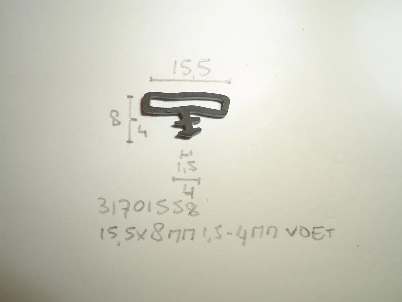 Kozijnprofiel 15.5x8mm 1.5- 4mm voet - Dsc05640 - 31701558