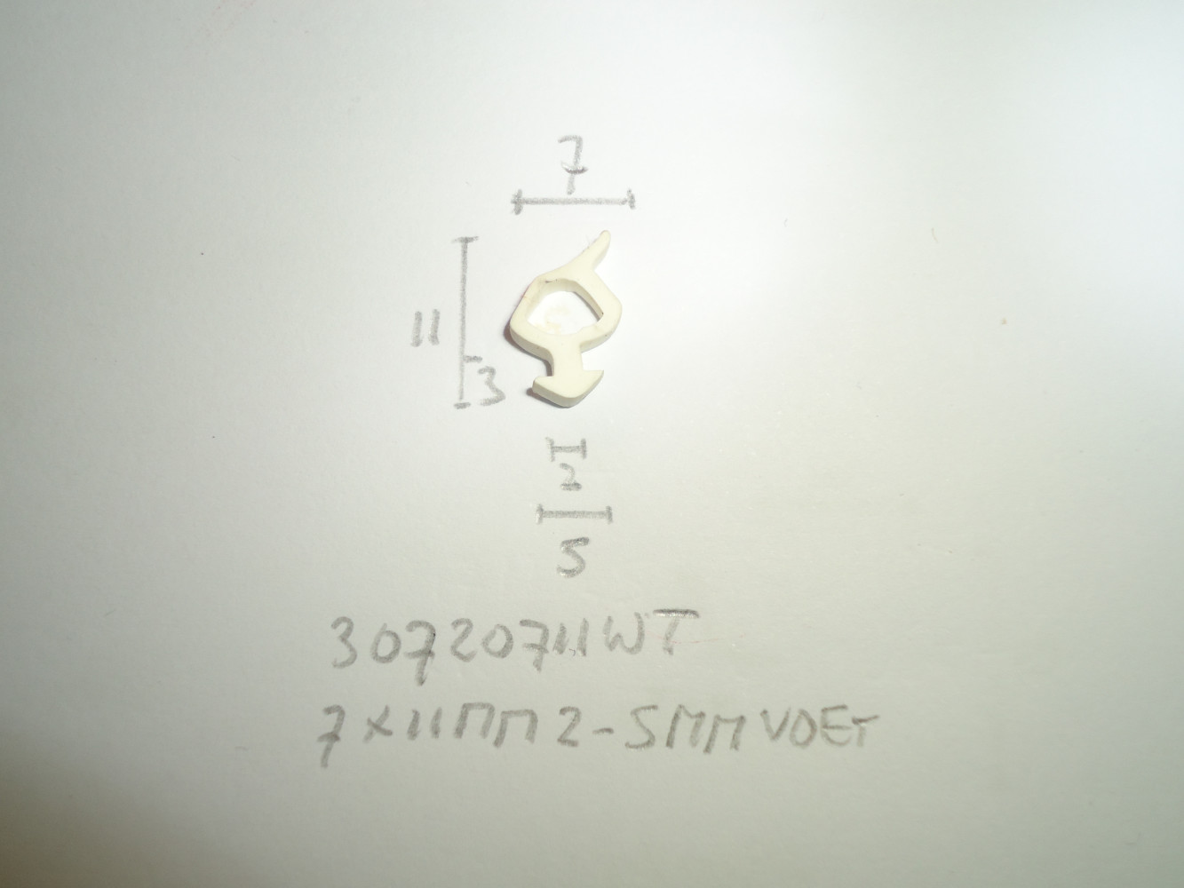 Kozijnprofiel 7x11mm 2- 5mm voet - Dsc05648 - 30720711WT
