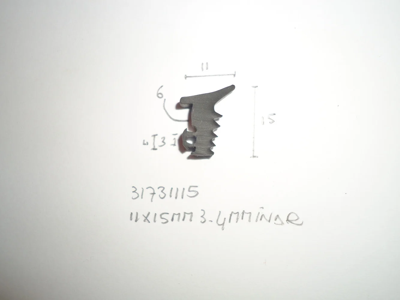 Kozijnprofiel 11x15mm 3- 4mm indr - Dsc05728 - 31731115