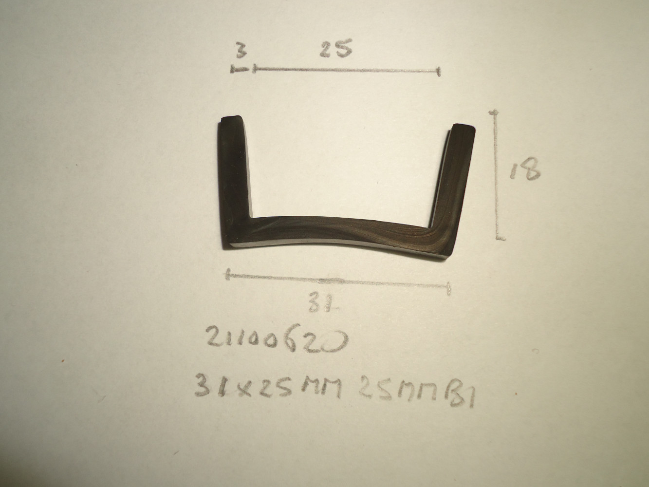 U- profiel 31x18mm 25mm bi - Dsc05851 - 21100620