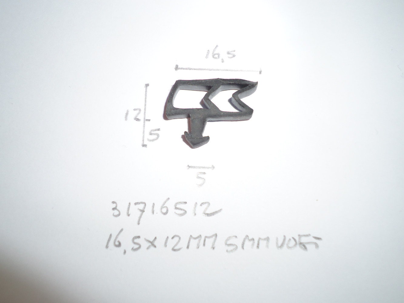 Kozijnprofiel 16.5x12mm 5mm voet - Dsc05902 - 31716512