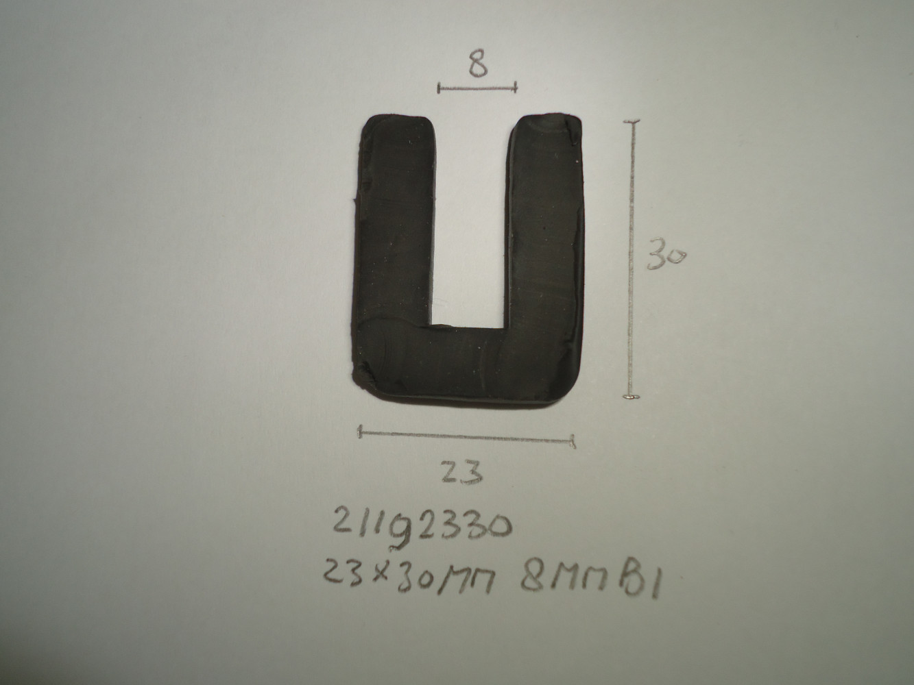 U- profiel 23x30mm 8mm bi - Dsc06017 - 21192330