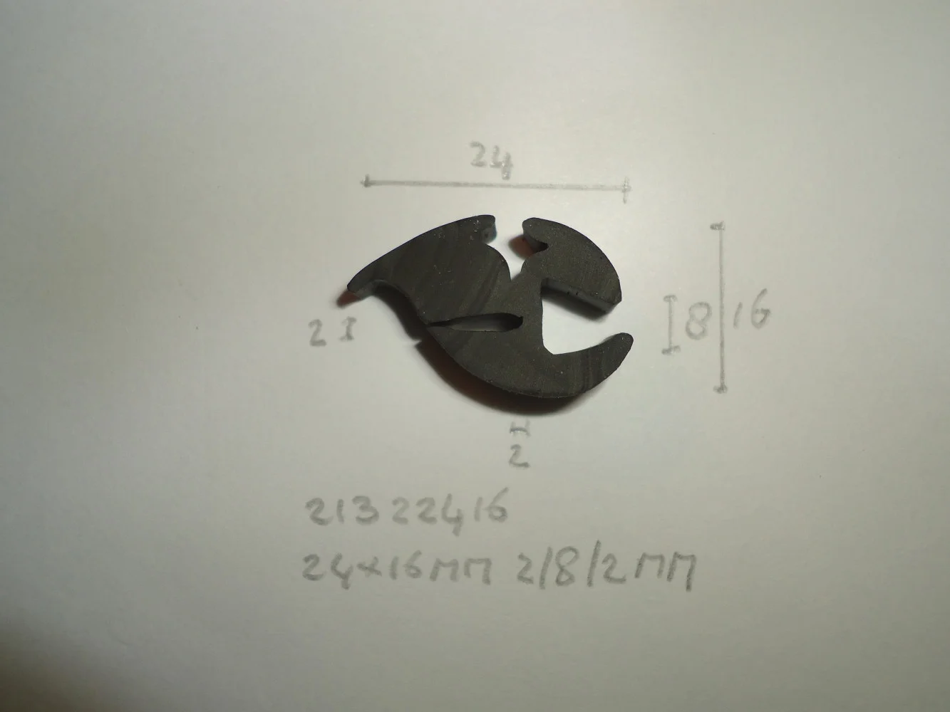 H- profiel 24x16mm 2/8/2mm - Dsc06044 - 21322416