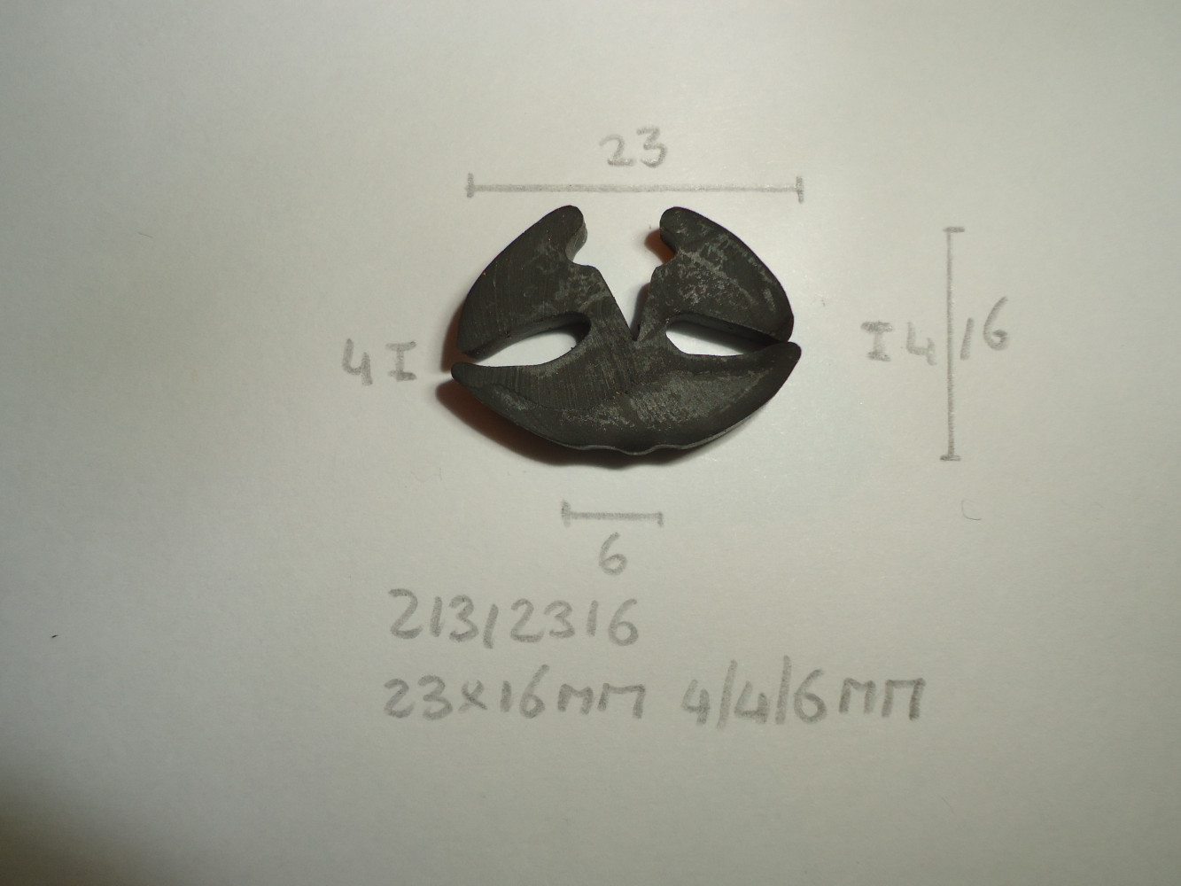H- profiel 23x16mm 4/4/6mm - Dsc06053 - 21312316