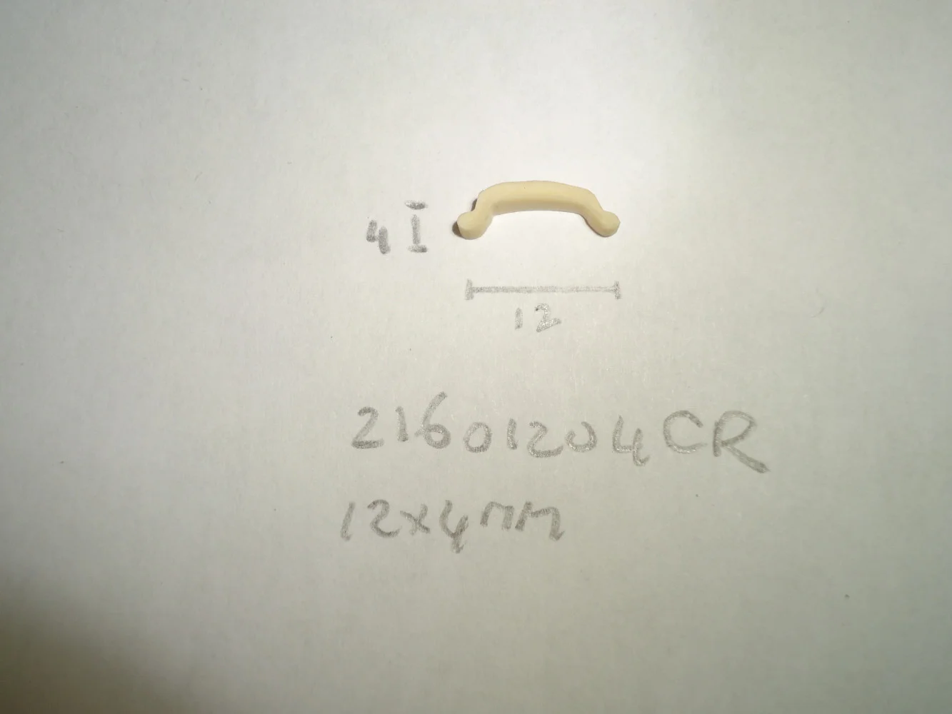 Inlegbies 12x4mm cr&egrave;me - Dsc06061 - 21601204CR