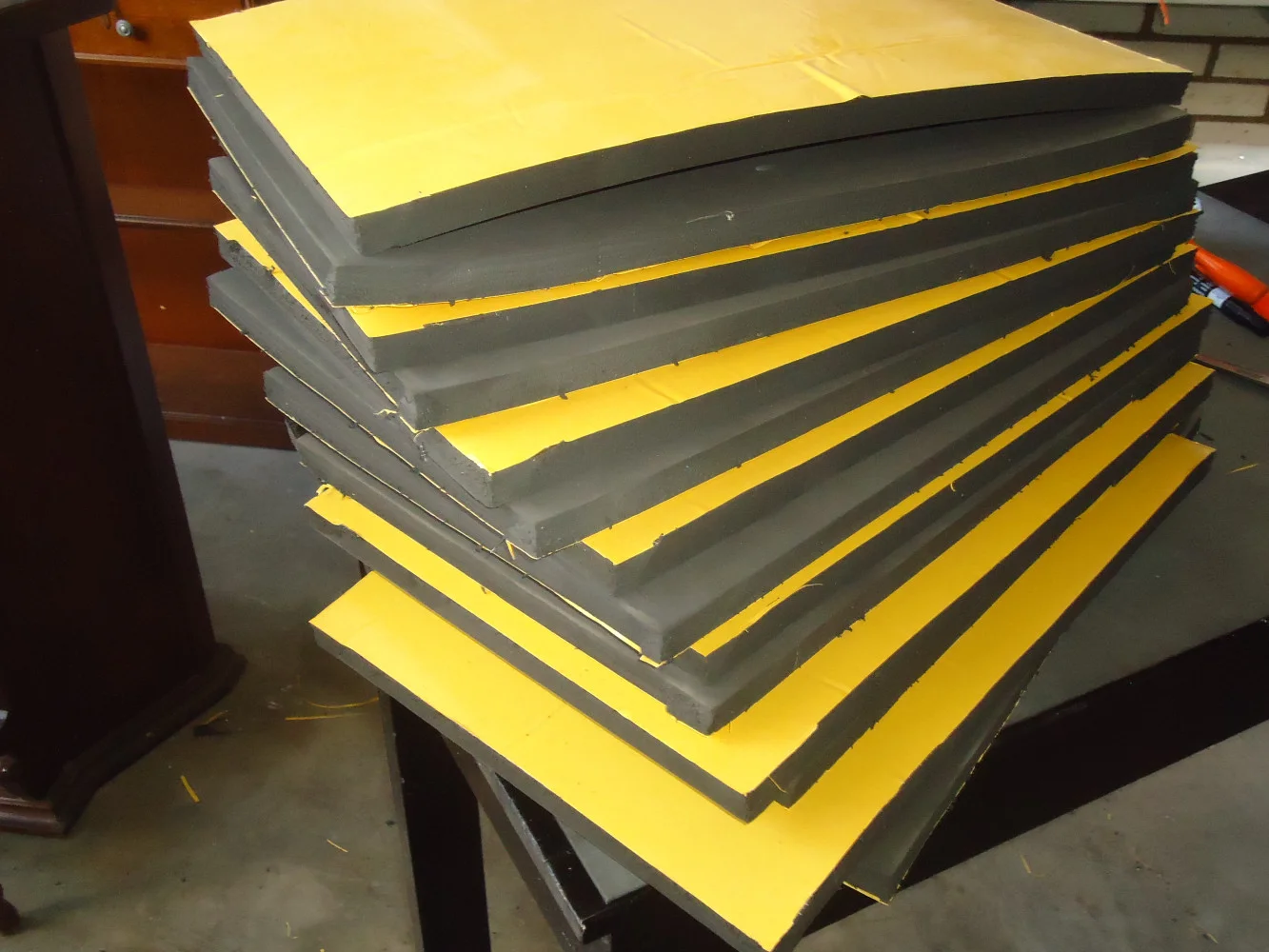 Celrubber plaat EPDM ong. 500x315x20mm ZKL - Dsc06123 - 27902020