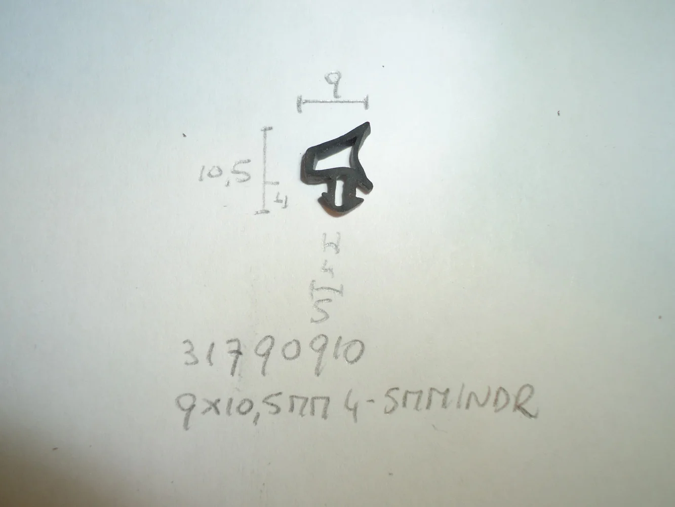 Kozijnprofiel 9x10.5mm 4- 5mm indr - Dsc06200 - 31790910