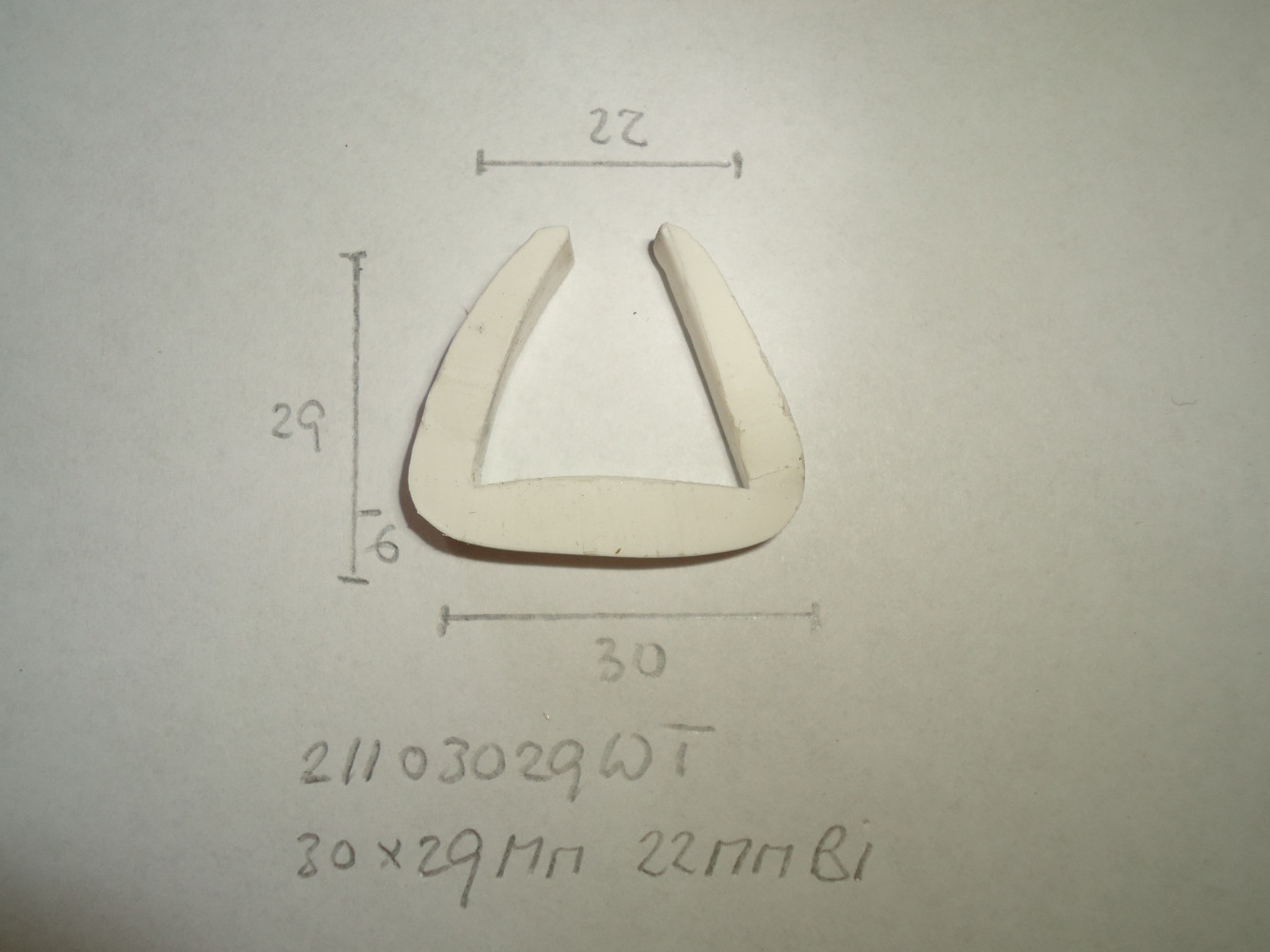 U- profiel 30x29mm 22mm binnen - Dsc06215 - 21103029WT