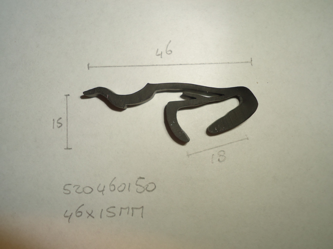 Spatbord rubber 46x15mm - Dsc06257 - 520460150