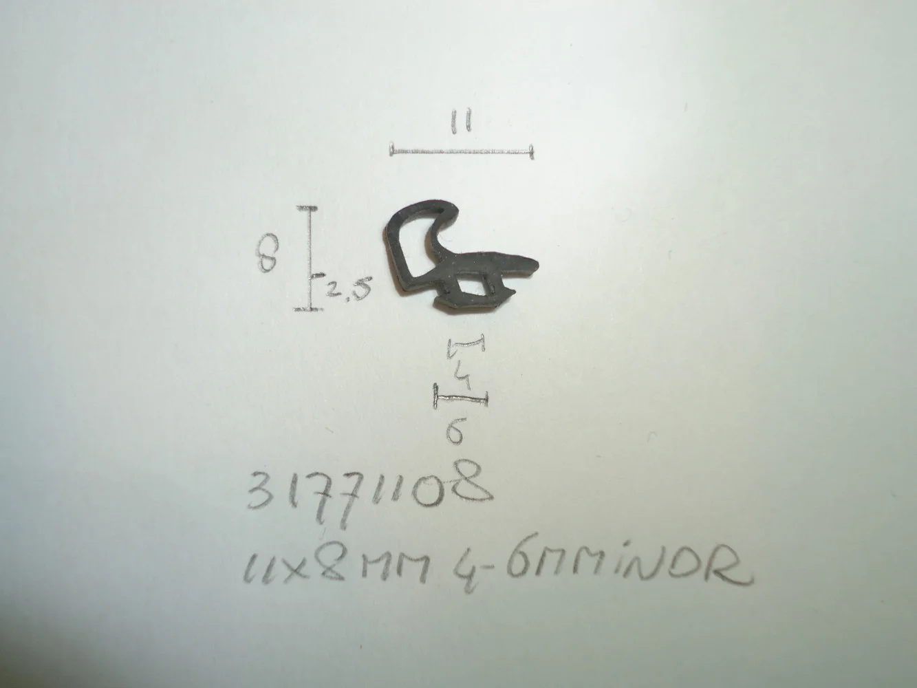 Kozijnprofiel 11x8mm 4- 6mm indr - Dsc06420 - 31771108