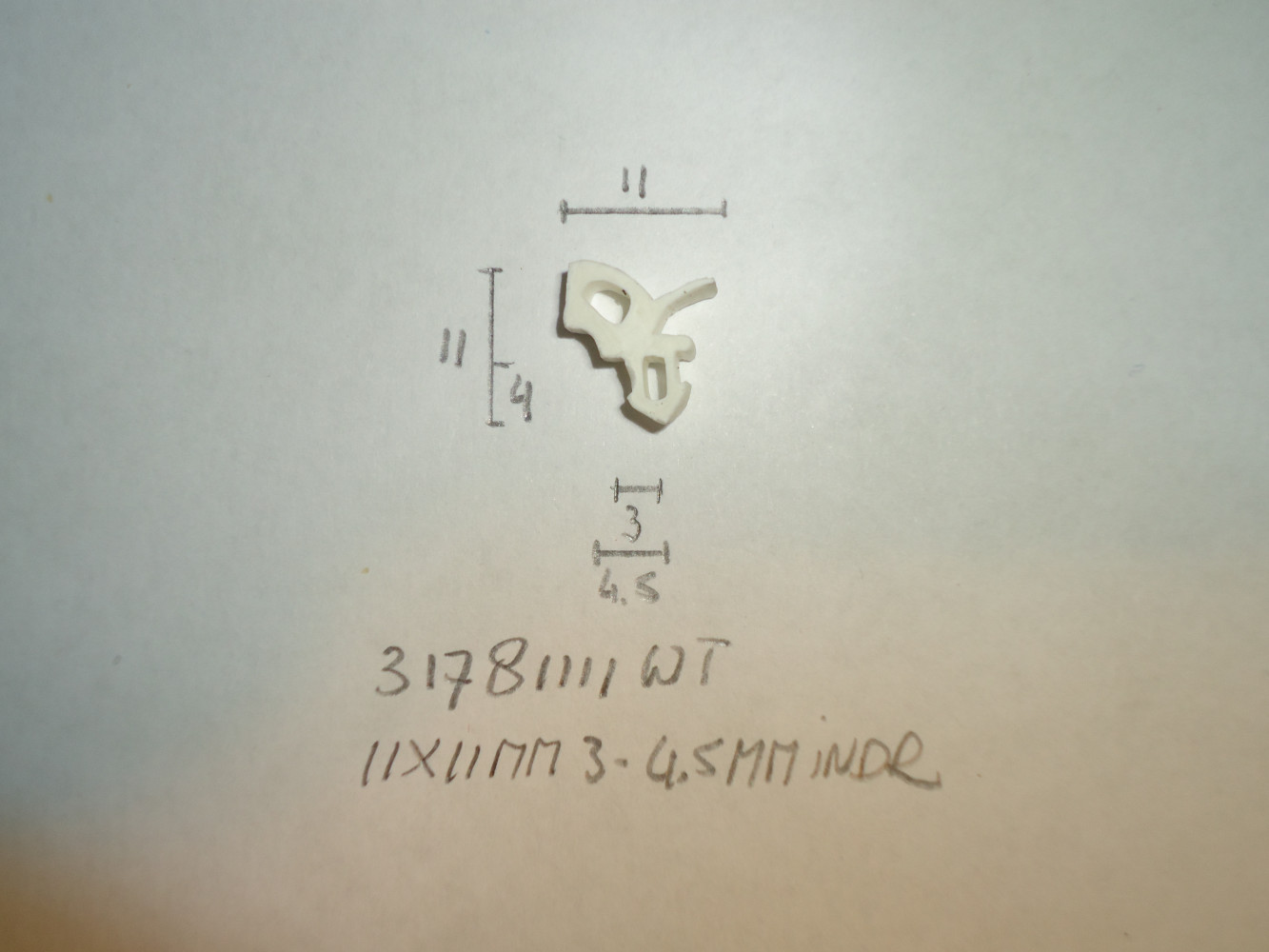 Kozijnprofiel 11x11mm 3- 4.5mm indr - Dsc06548 - 31781111WT
