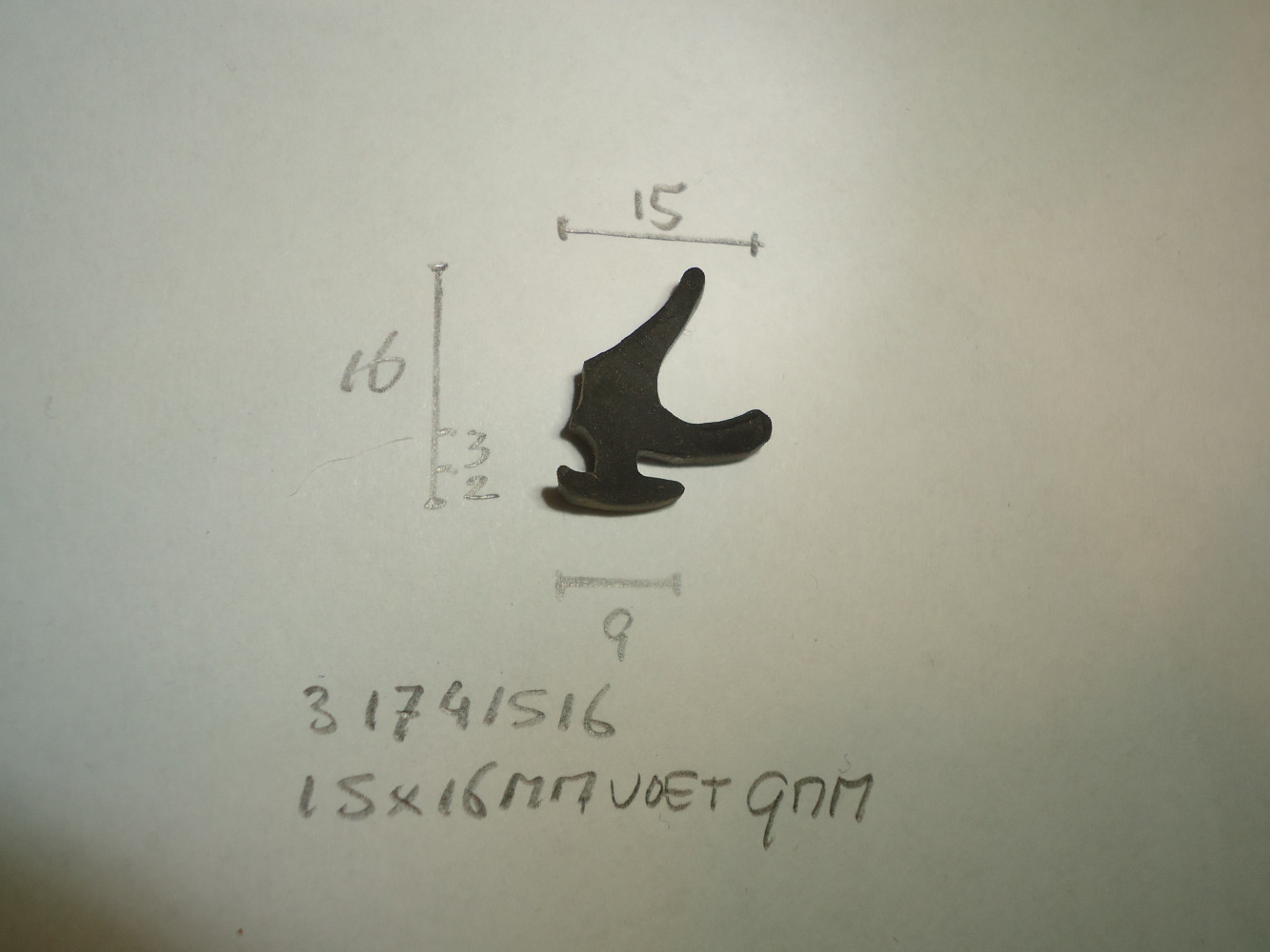 Kozijnprofiel 15x16mm voet 9mm - Dsc06602 - 31741516