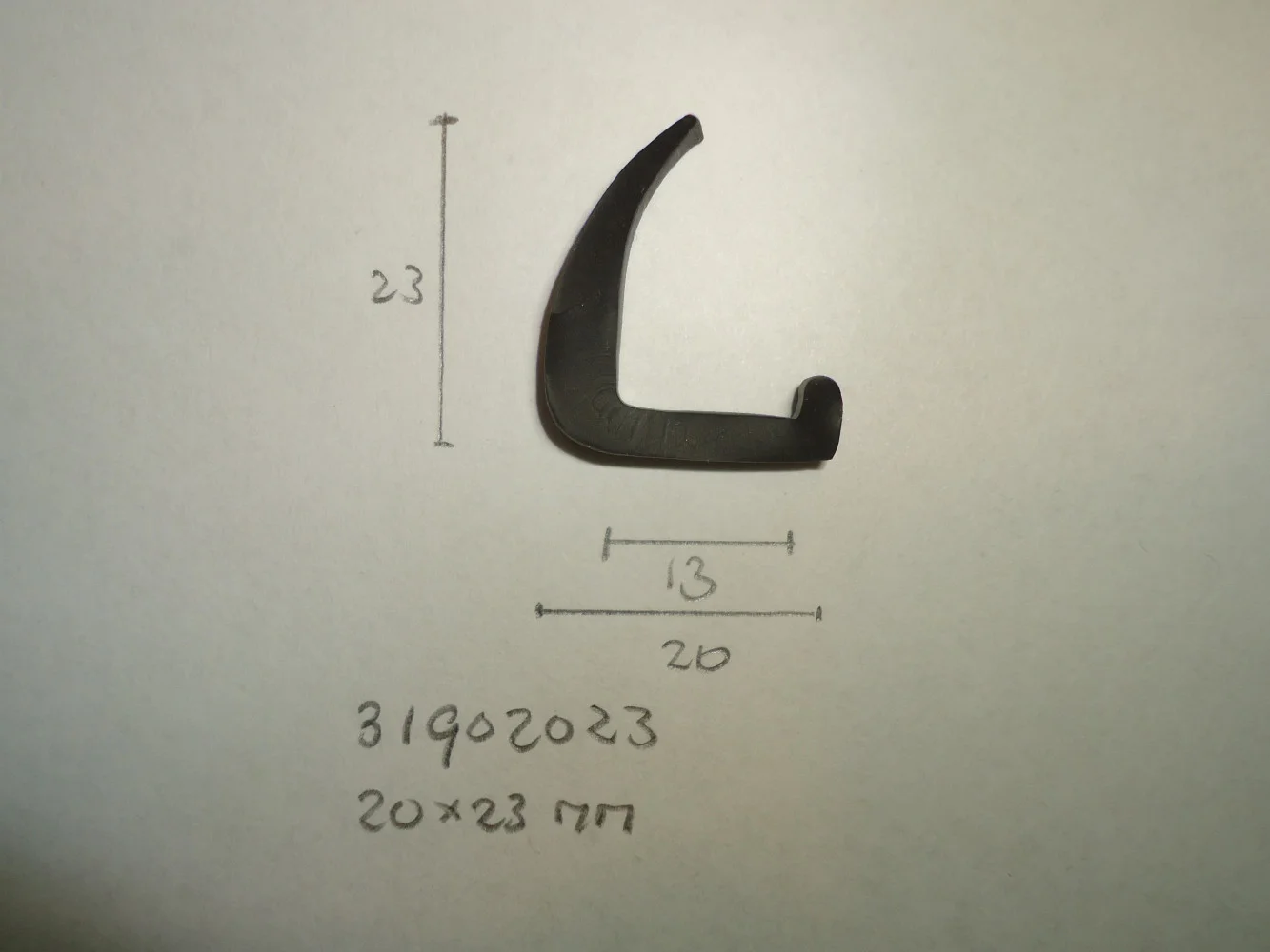 Afdichtrubber 20x23mm - Dsc06607 - 31902023