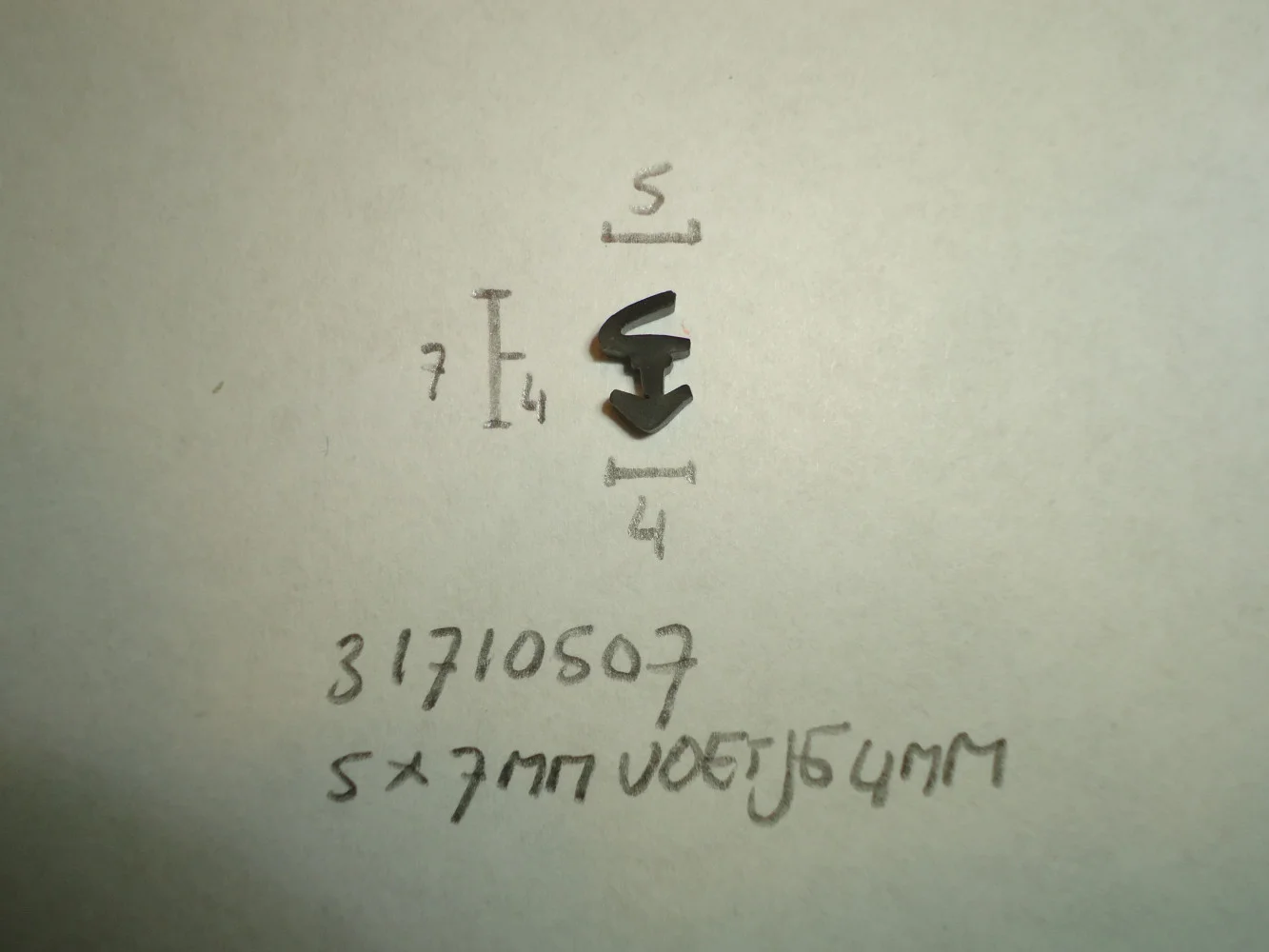 Kozijnprofiel 5x7mm voetje 4mm - Dsc06628 - 31710507