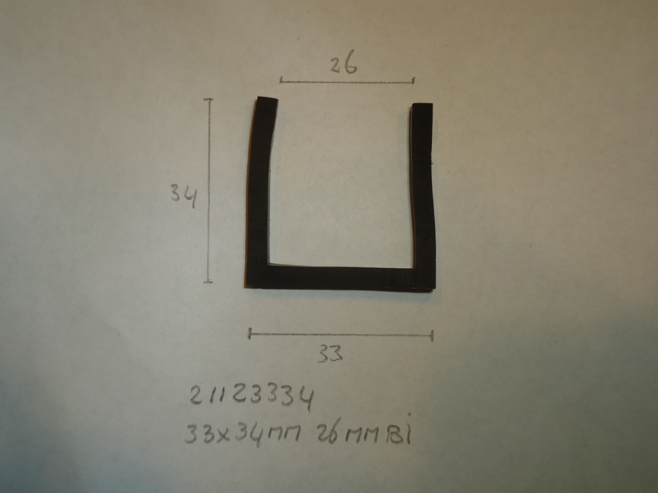 U- profiel 33x34mm 26mm bi - Dsc06636 - 21123334
