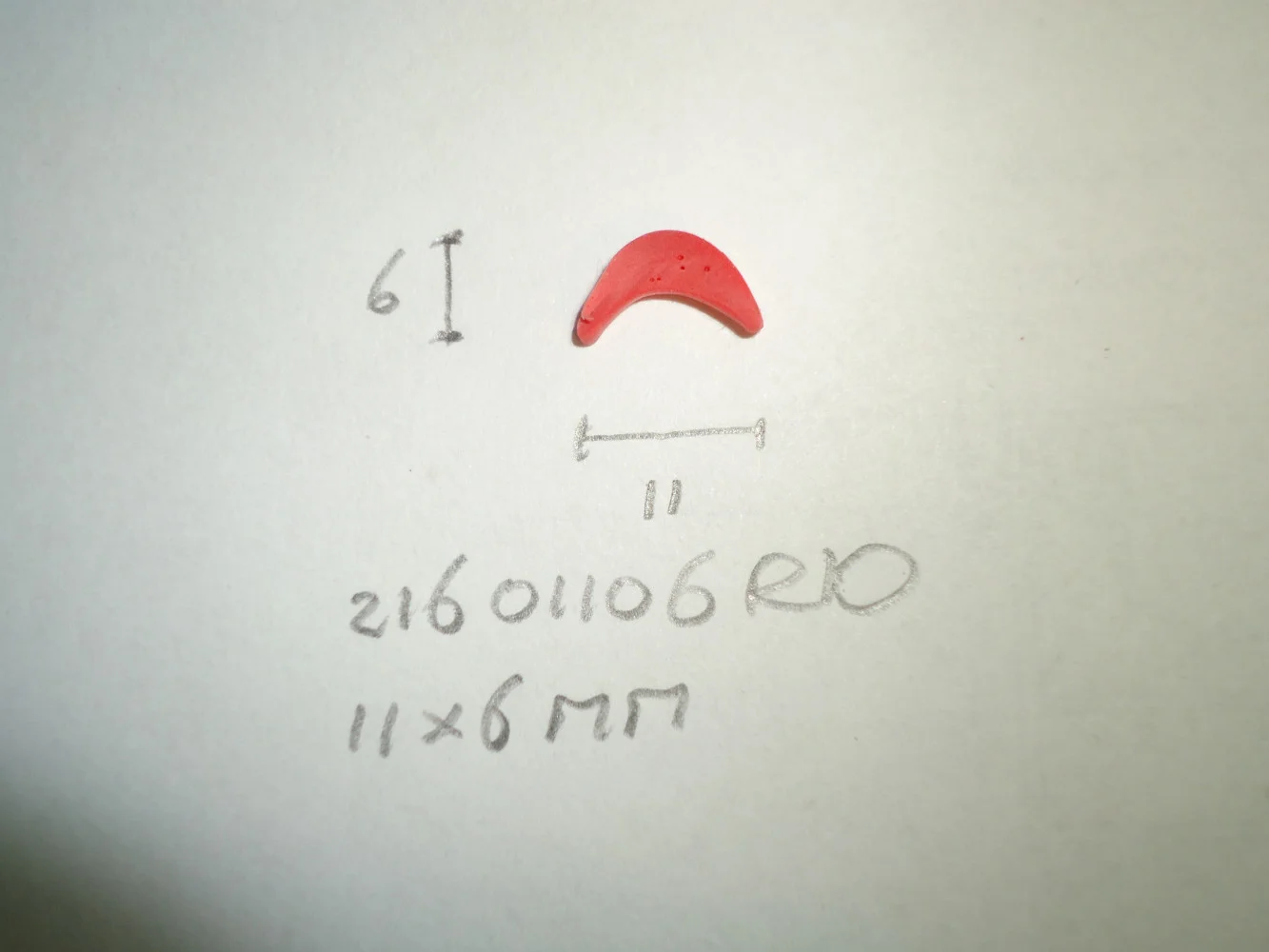 Inlegbies 11x6mm rood - Dsc06664 - 21601106RD