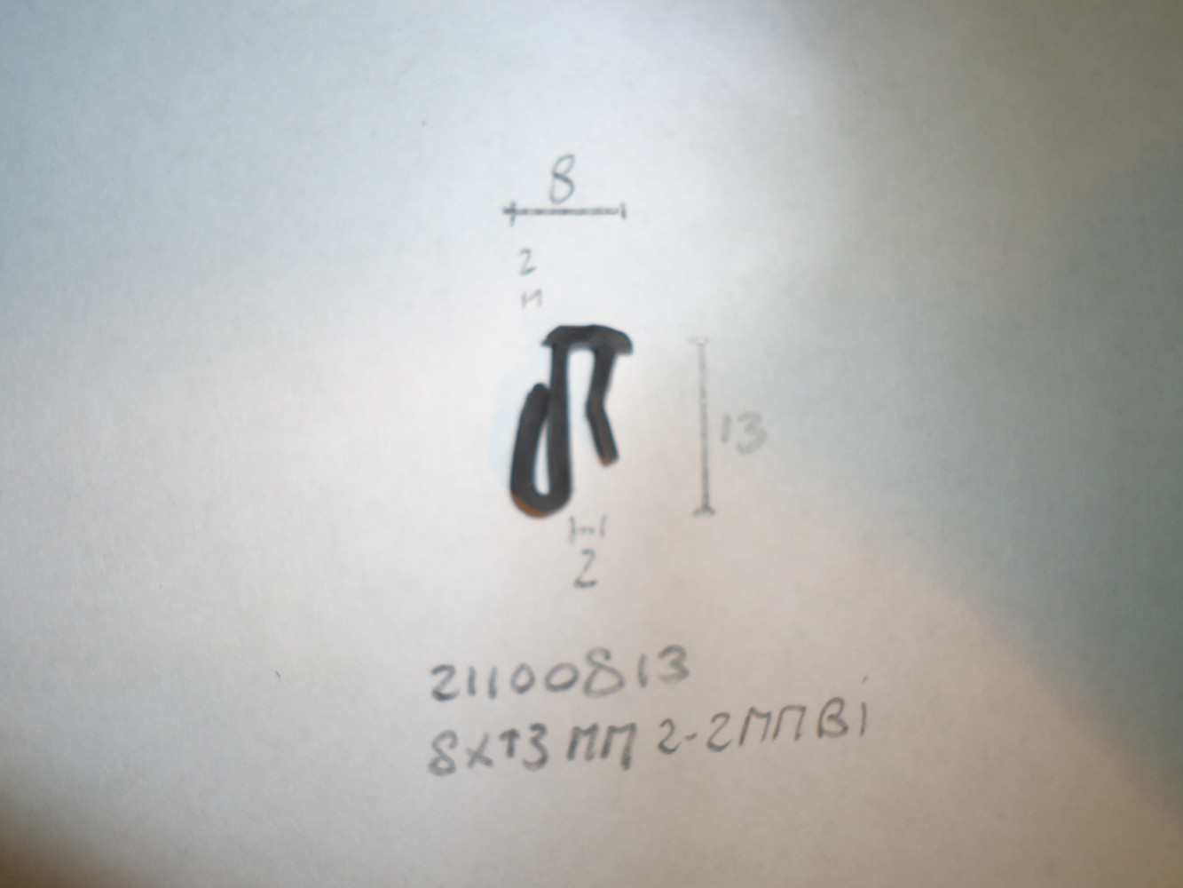 Kozijnrubber 8x13mm 2- 2mm bi - Dsc06703 - 21100813