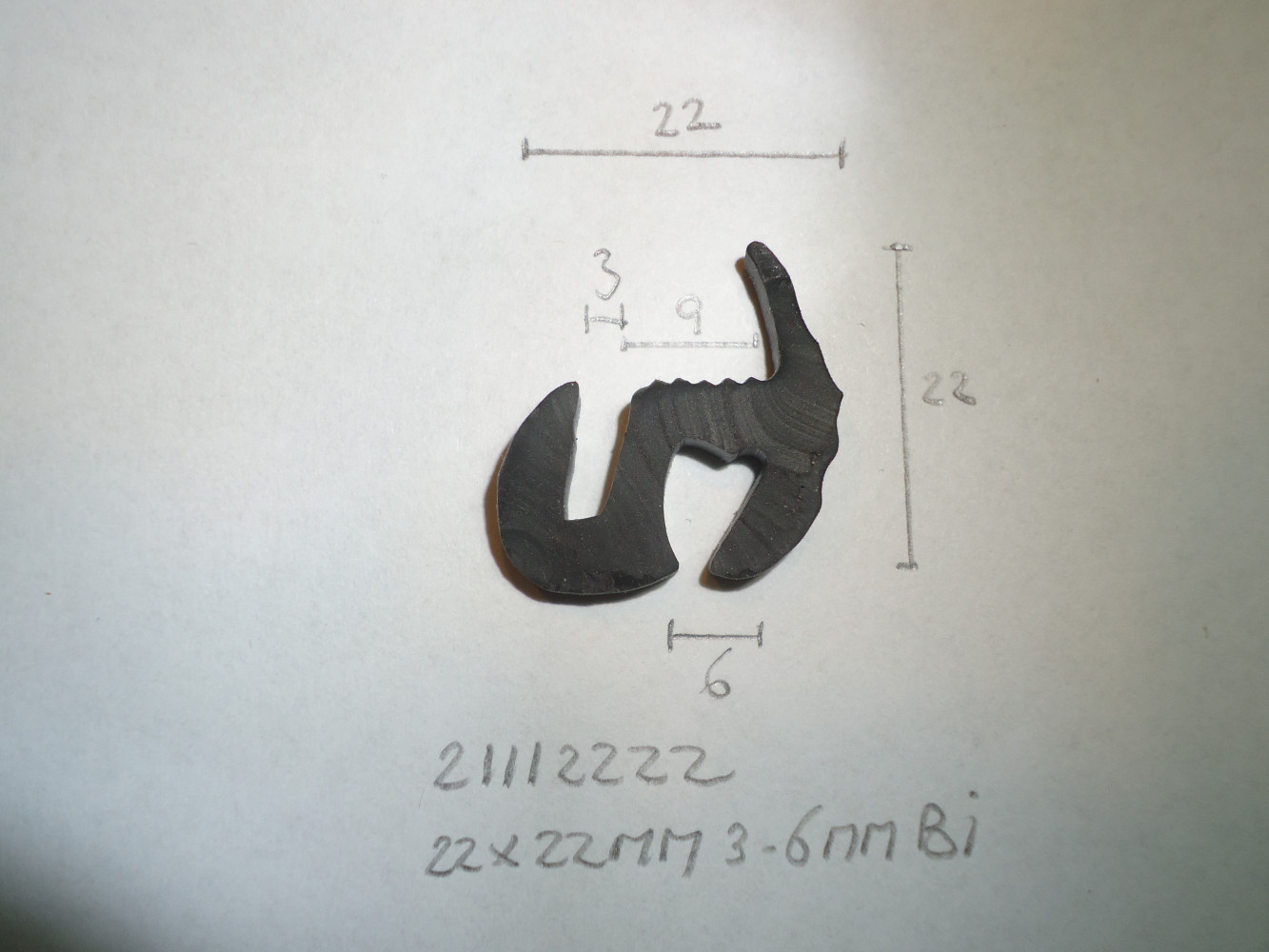 S- profiel 22x22mm 3- 6mm bi - Dsc06830 - 21112222