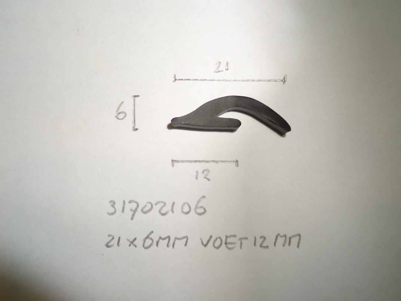 Kozijnprofiel 21x6mm voet 12mm - Dsc06918 - 31702106