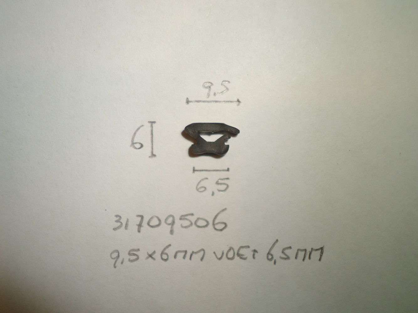 Kozijnprofiel 9.5x6mm voet 6.5mm - Dsc06921 - 31709506